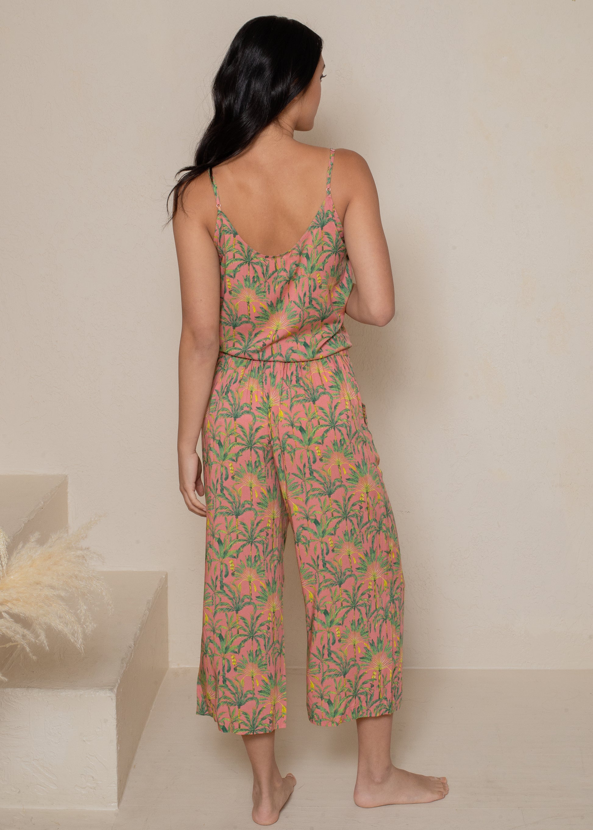 Silk Like Viscose Wide Leg Culotte