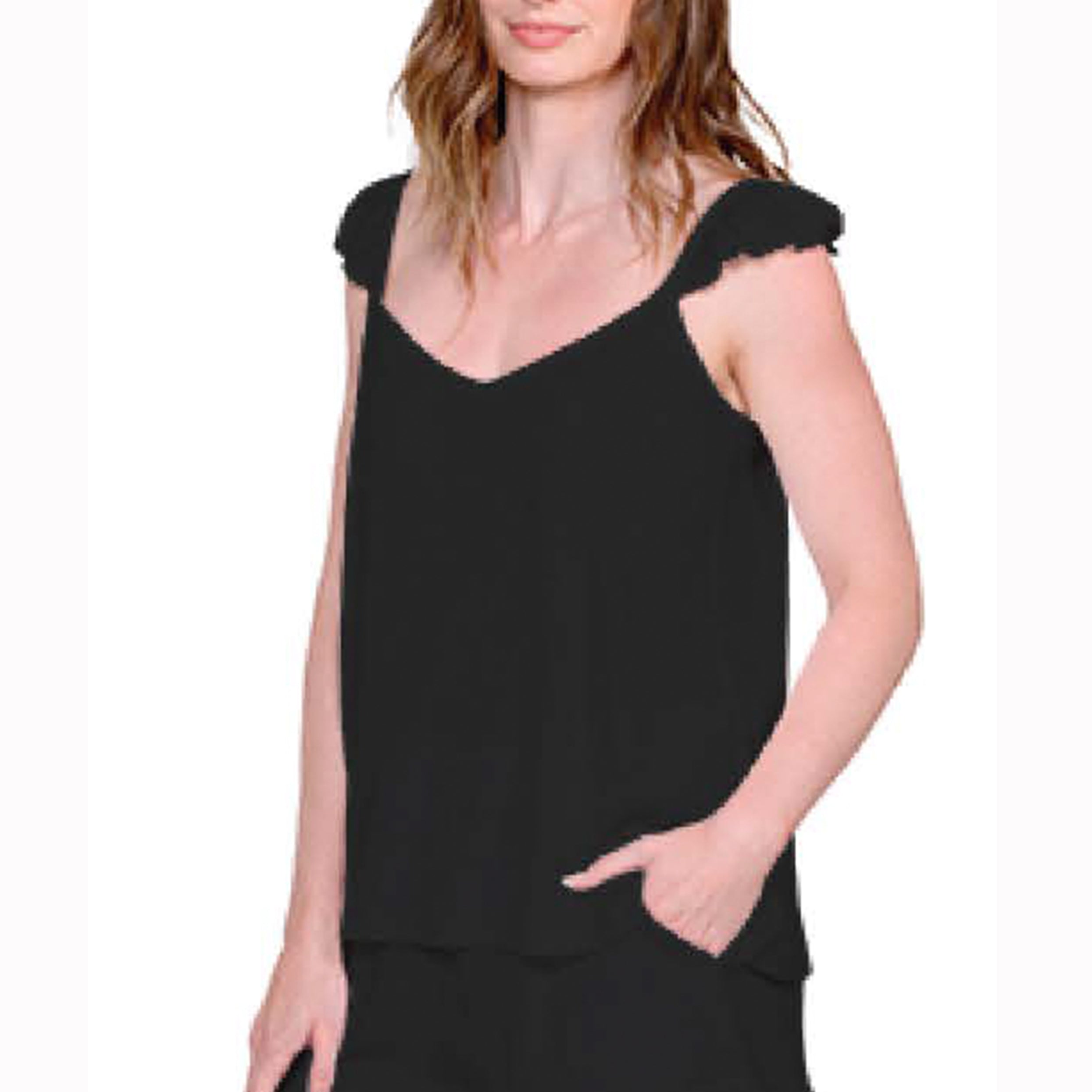 Ruffled Cami & Shorts Set