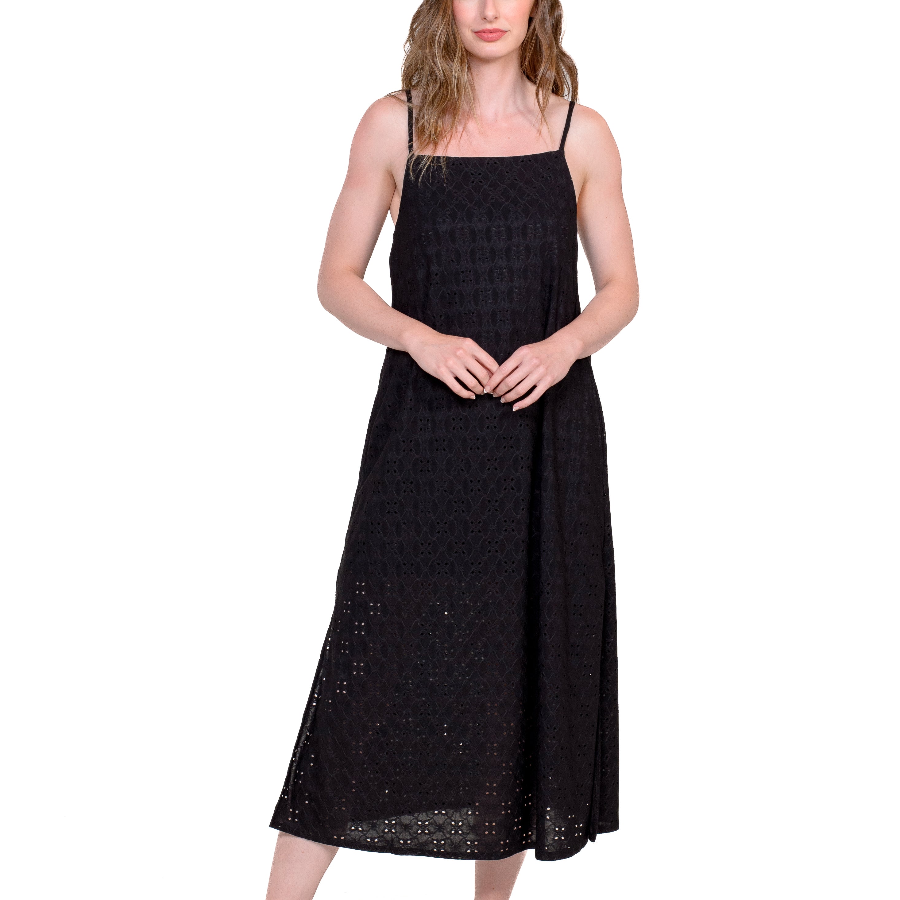 Eyelet Maxi Dress
