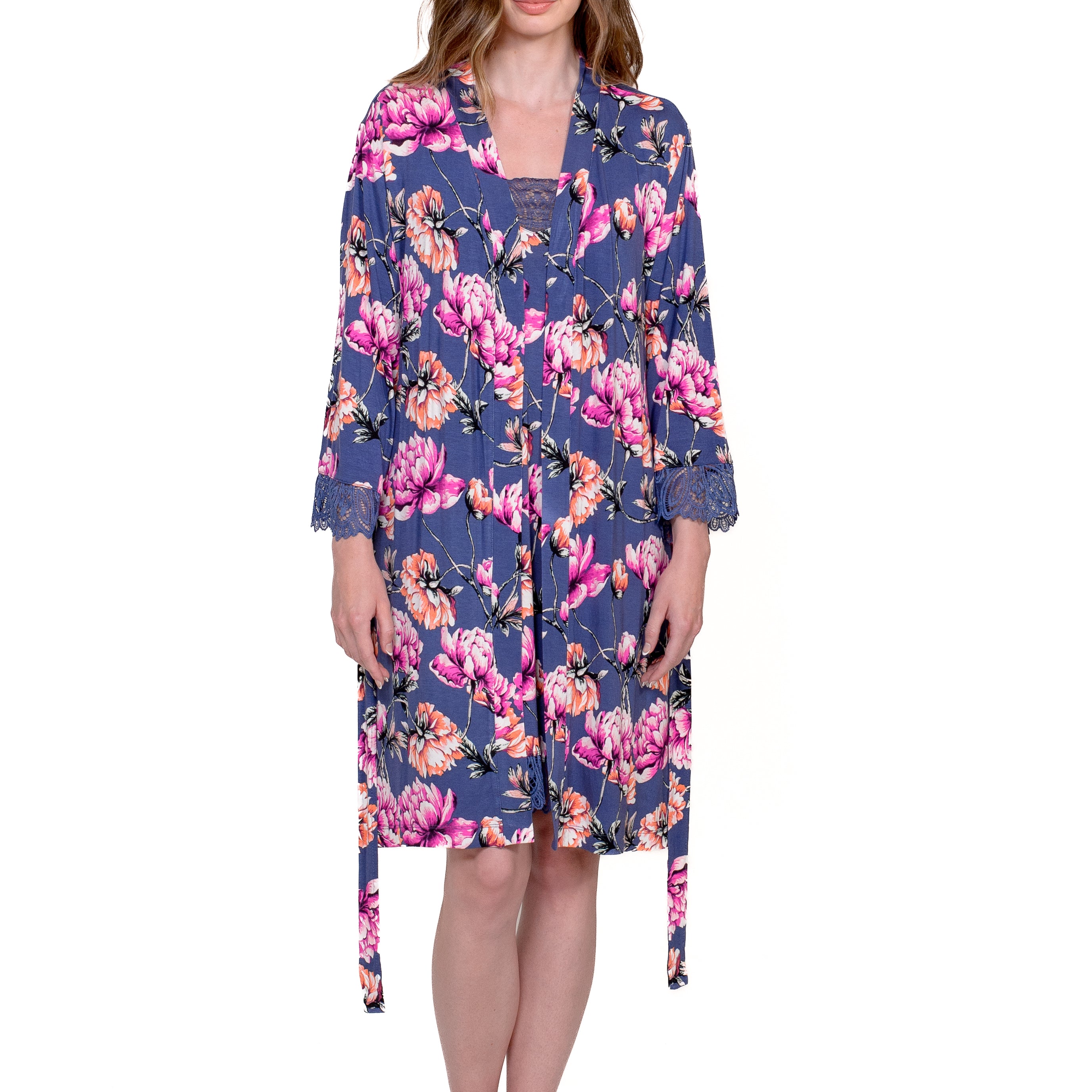 Lace 3/4 Sleeve Robe