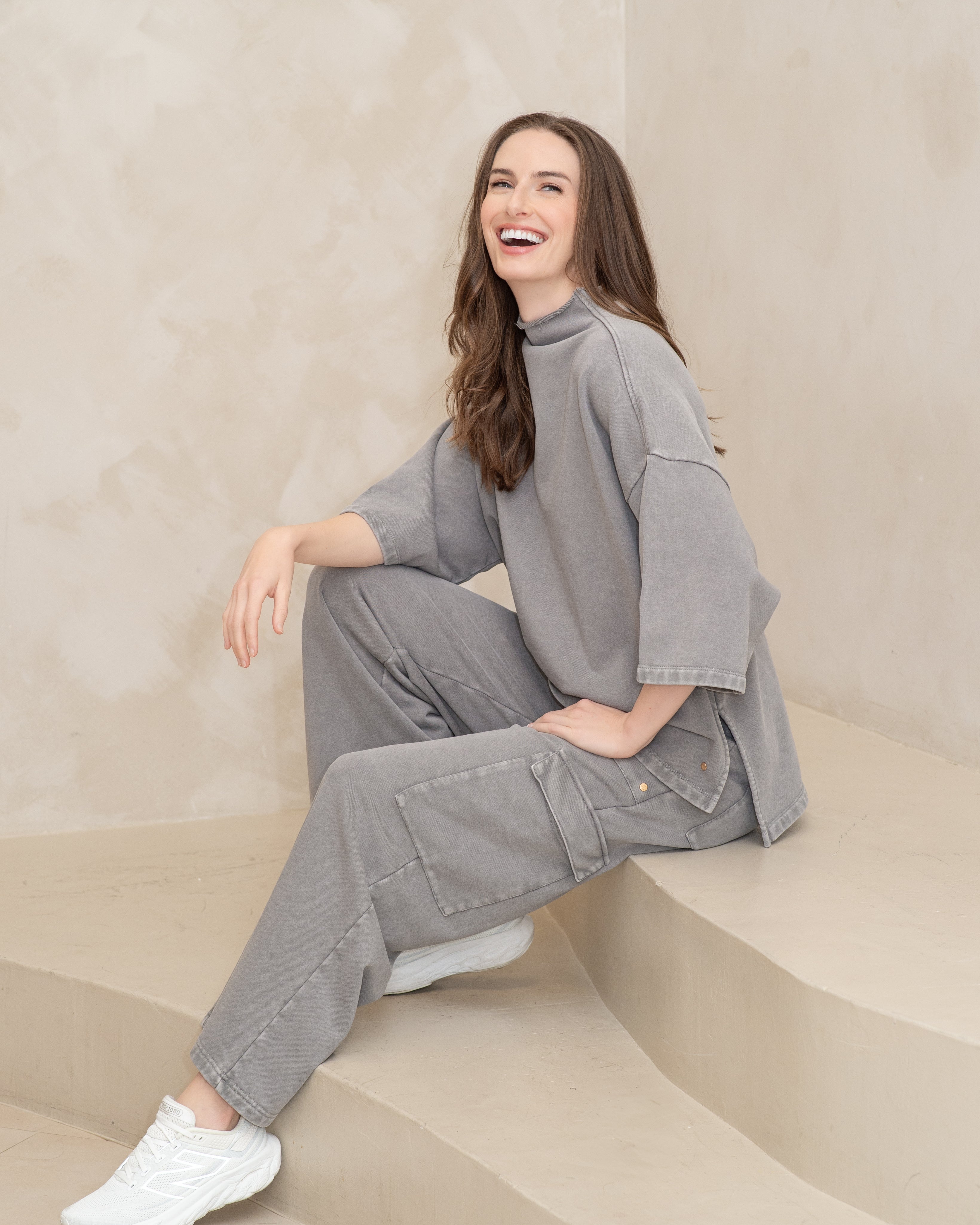 French Terry Oversized Top