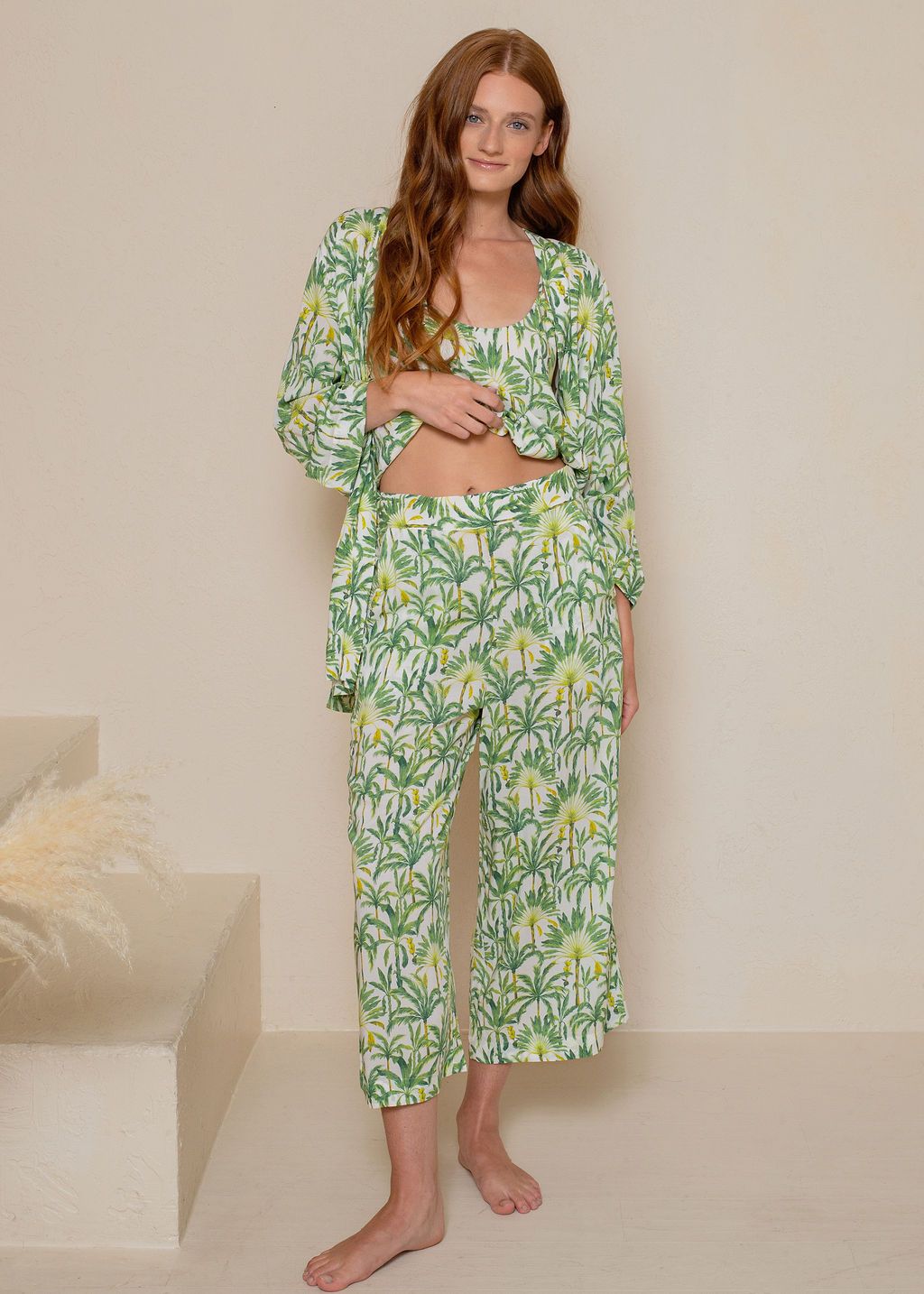 Silk Like Viscose Wide Leg Culotte