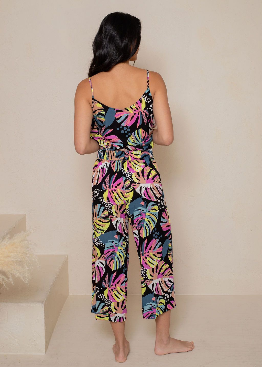 Silk Like Viscose Wide Leg Culotte