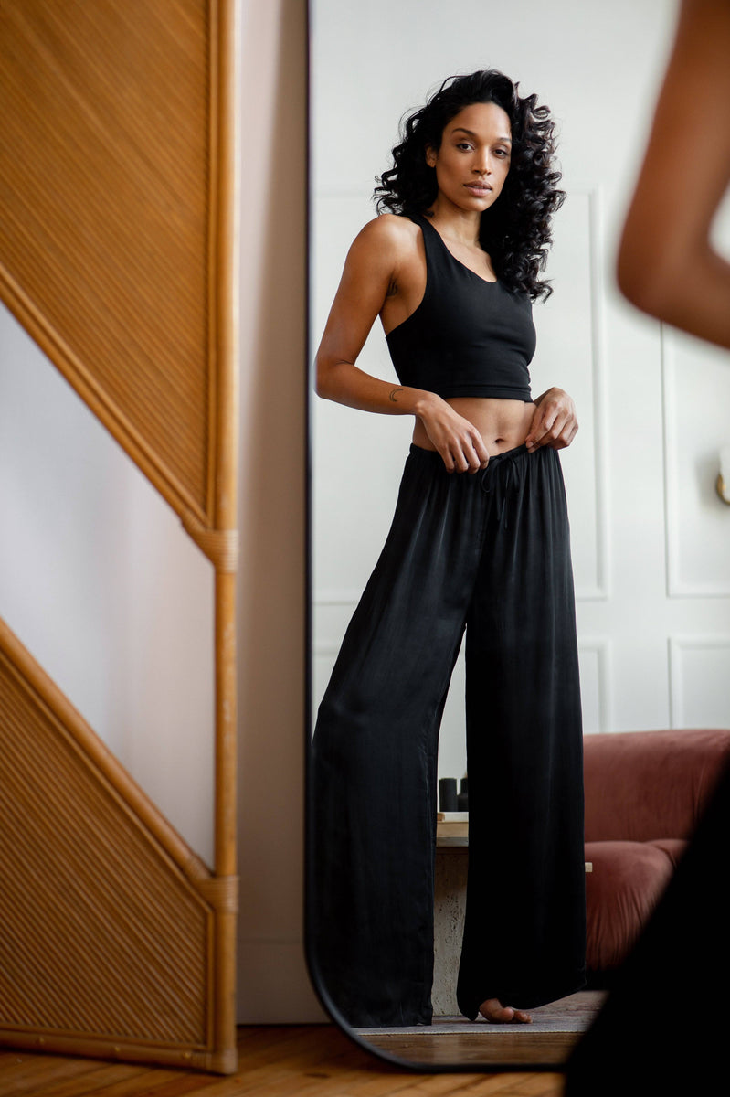 SATIN PANT | LATTELOVE Co 