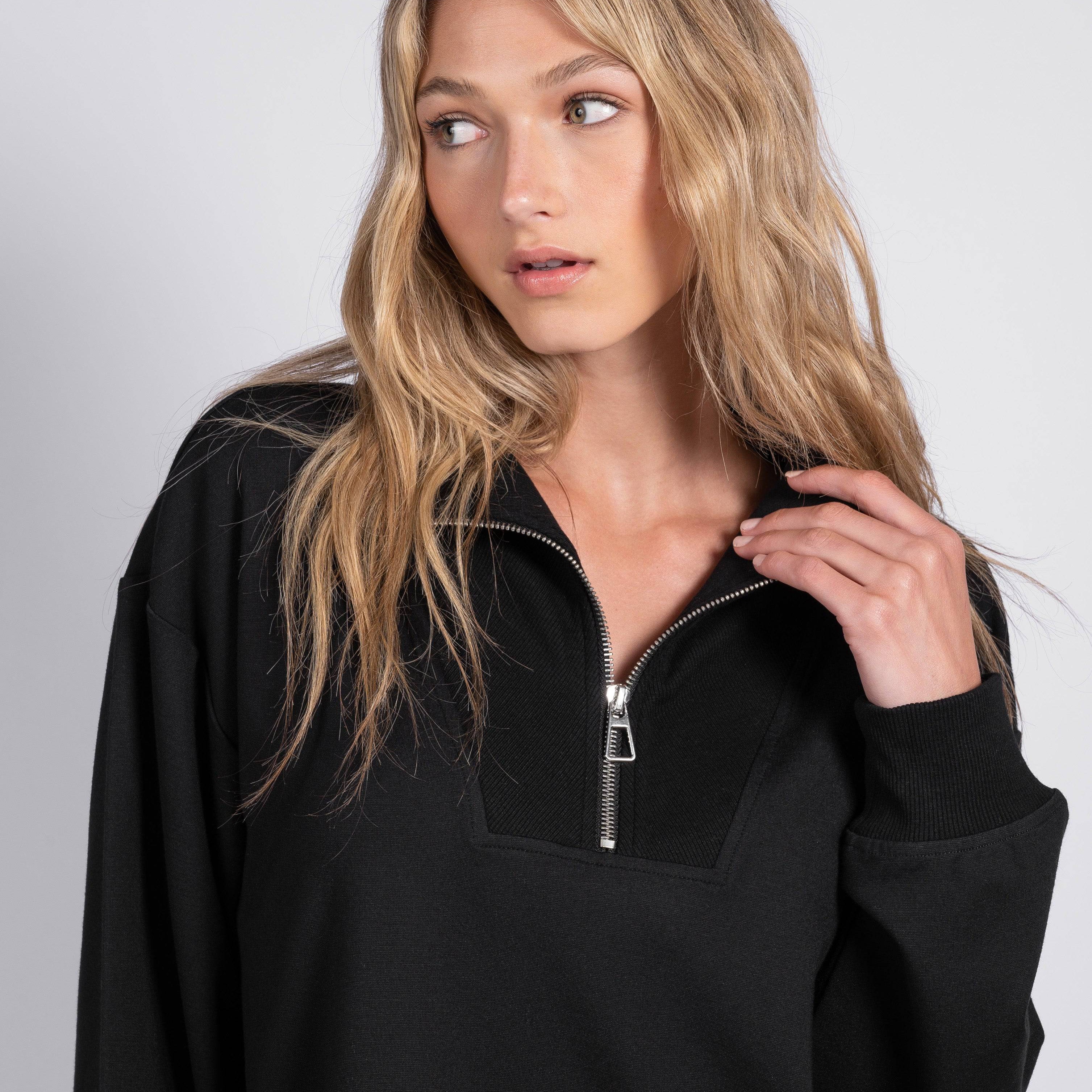 PONTE MOCK NECK - LATTELOVE Co.