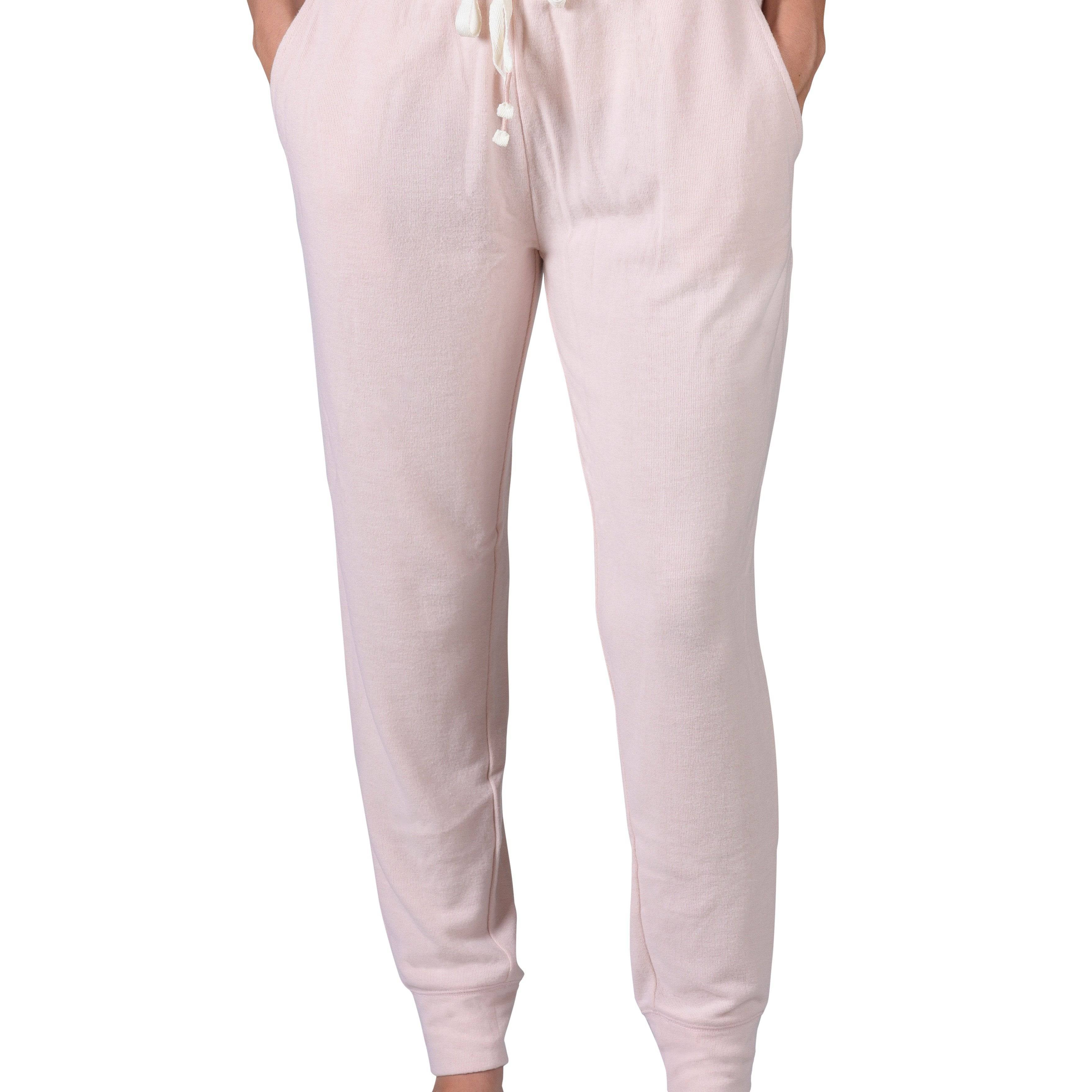 Kicking-Back Reading Jogger - Millennial Pink - LATTELOVE Co.
