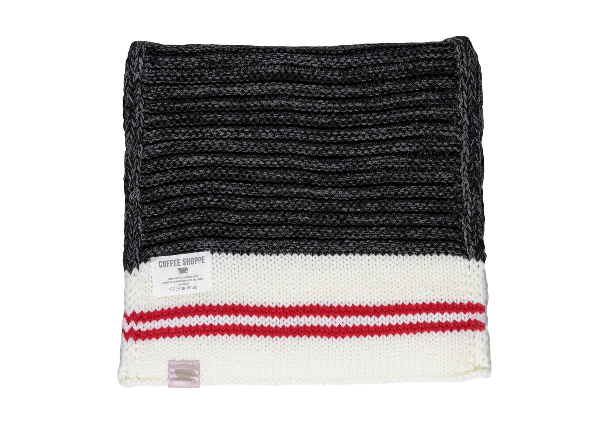 Canadiana Knit Scarf - Dark Smoked Pearl - LATTELOVE Co.