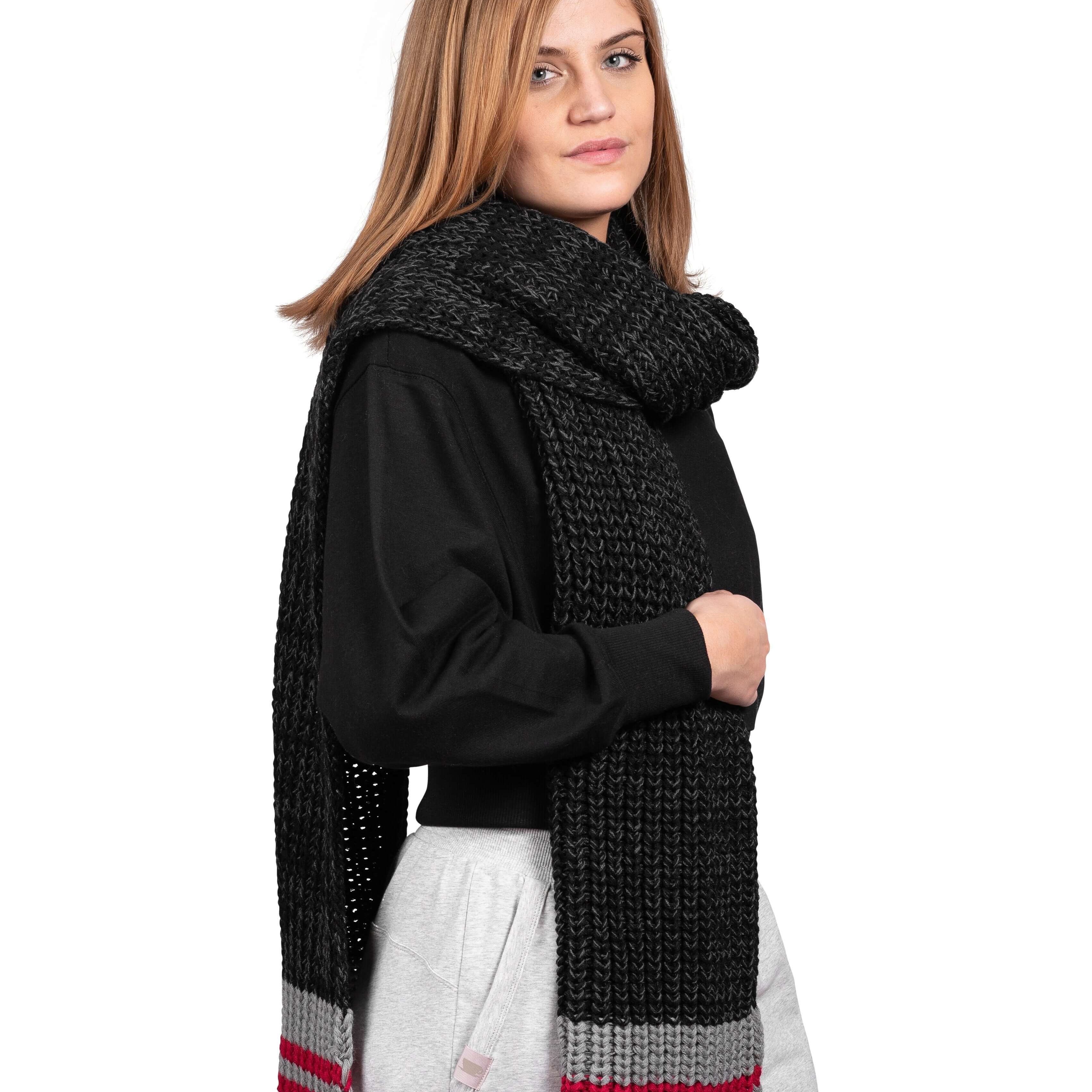 Canadiana Wrap Scarf - Dark Smoked Pearl - LATTELOVE Co.
