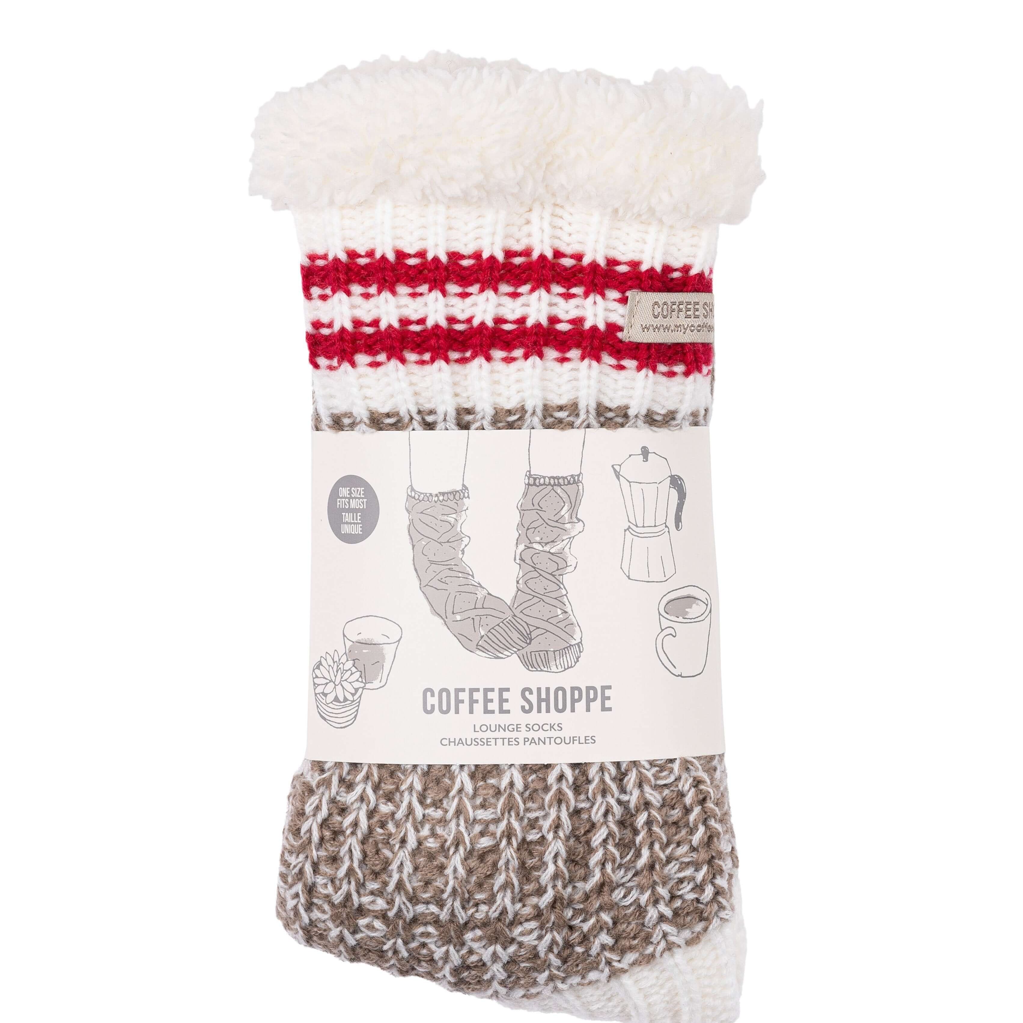 Canadiana Lounge Socks - Fungi - LATTELOVE Co.