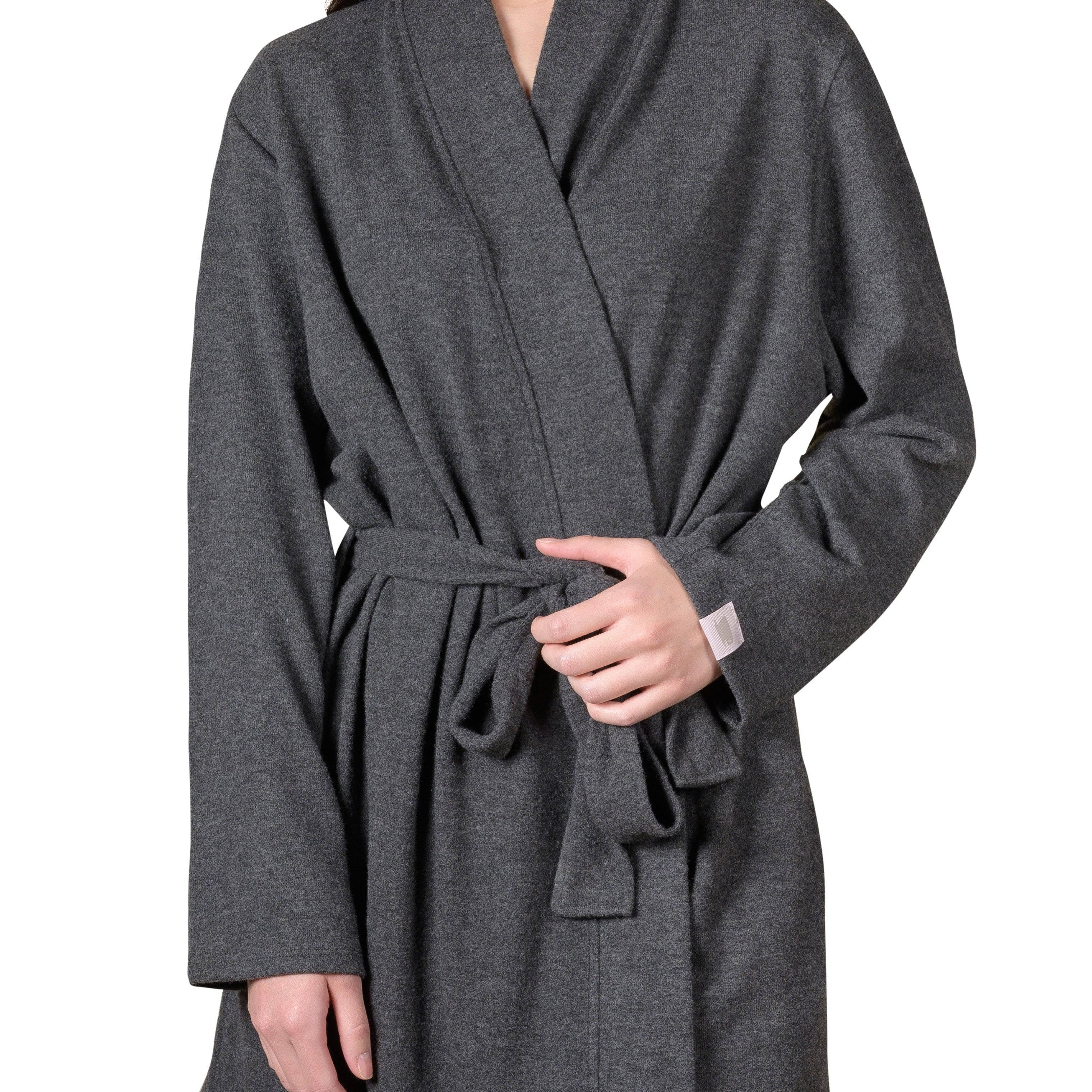 Wrap-It-Up Reading Robe - Charcoal Mix - LATTELOVE Co.