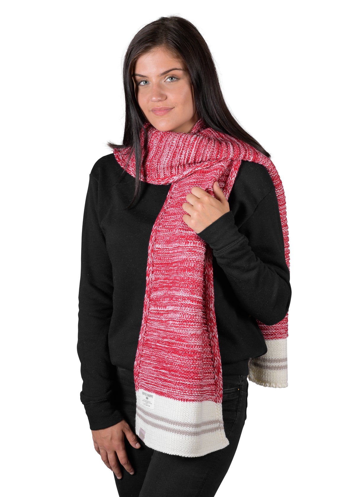 Canadiana Cozy Ensemble Collection: Stay Warm and Stylish Against Winter's Chill!"-Deep Red