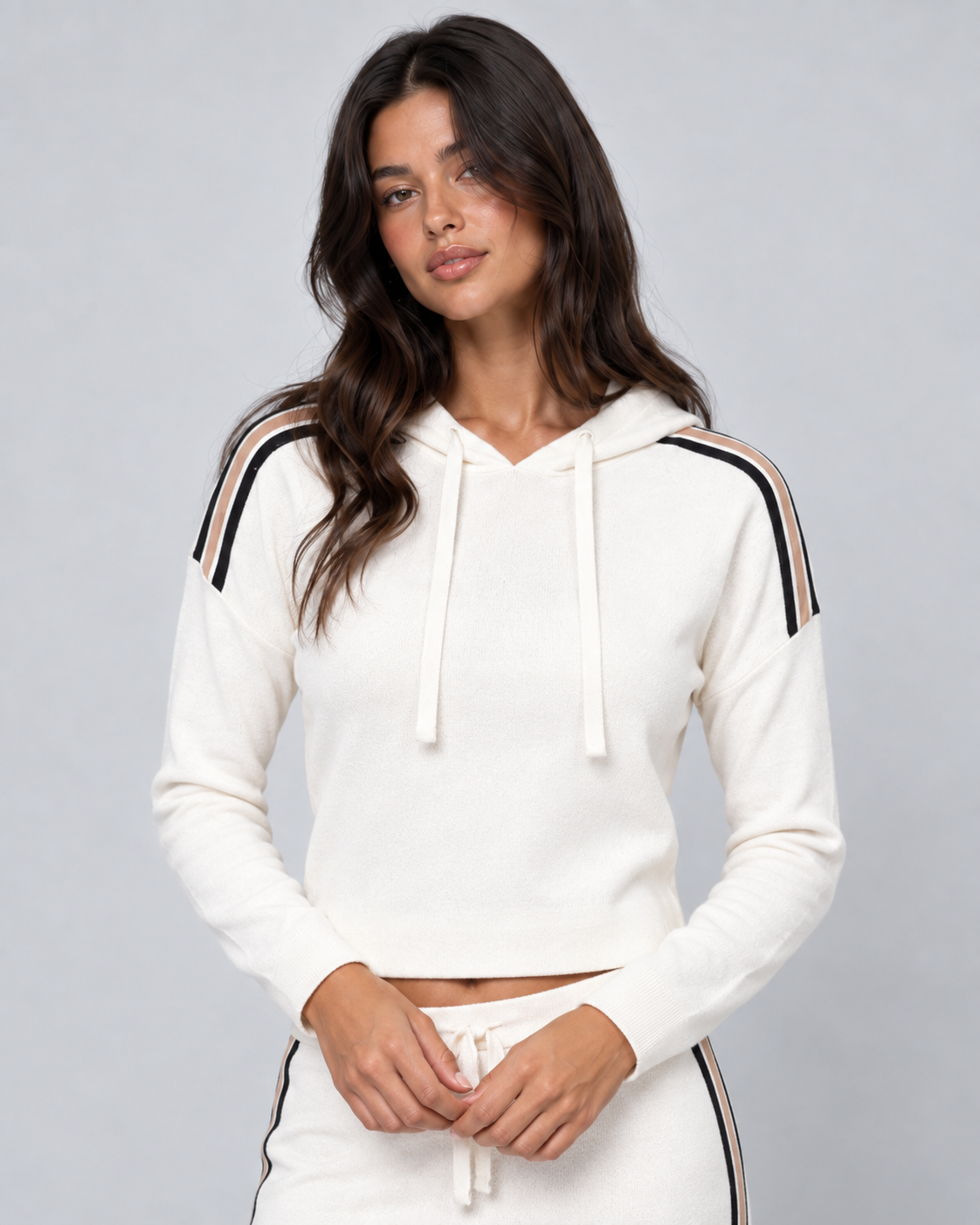 SOFT KNIT ATHLETIC HOODIE