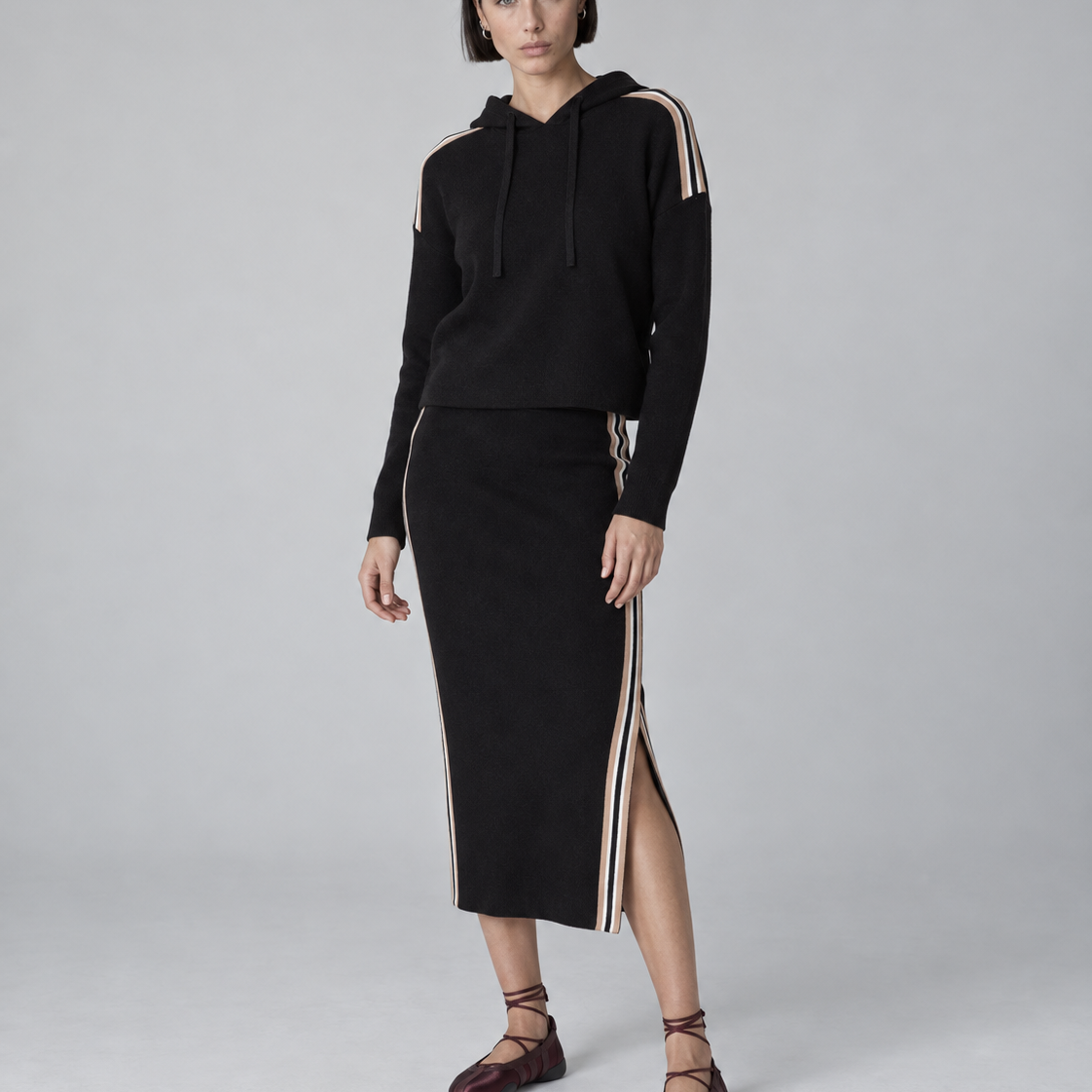SOFT KNIT ATHLETIC SKIRT