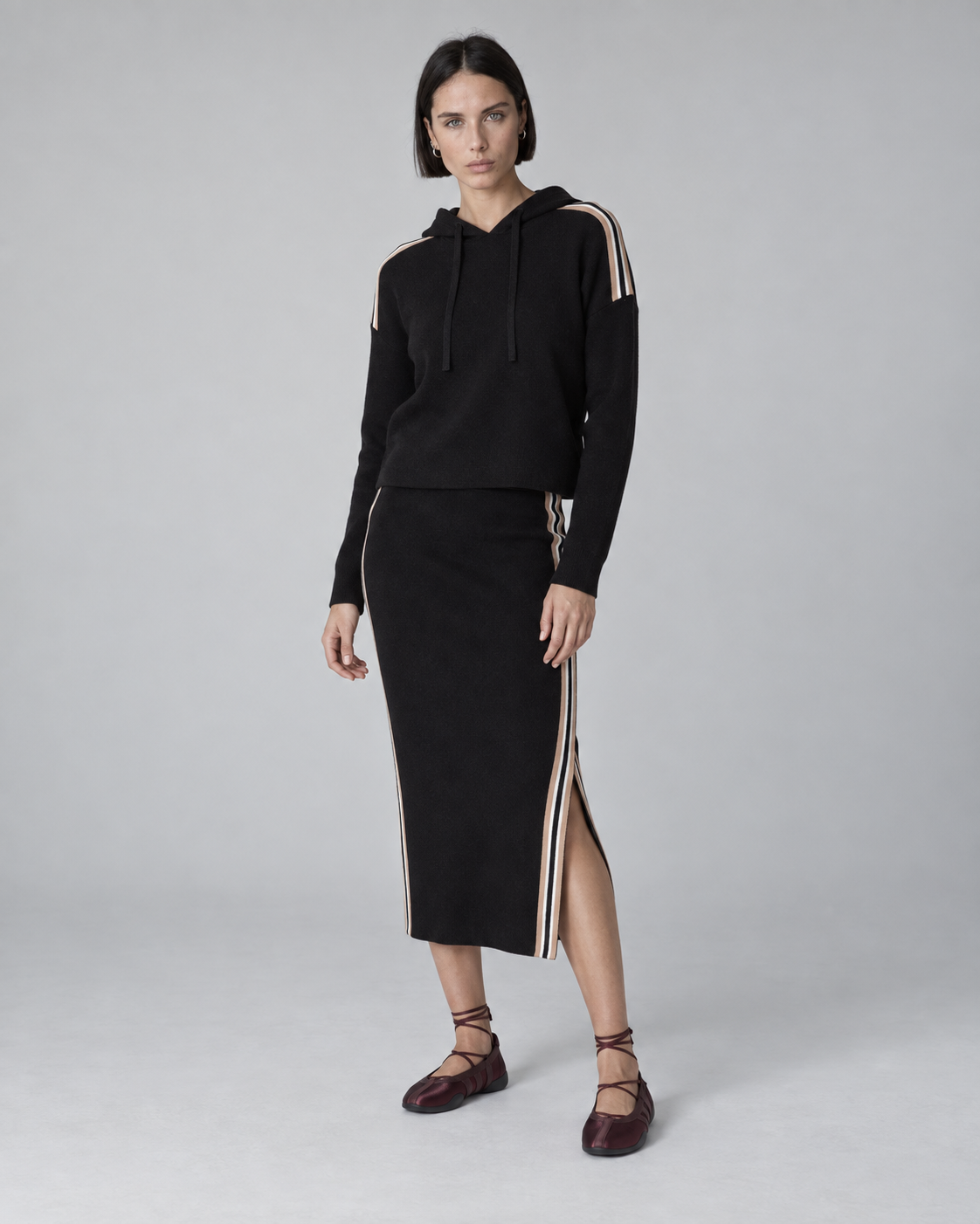 SOFT KNIT ATHLETIC SKIRT