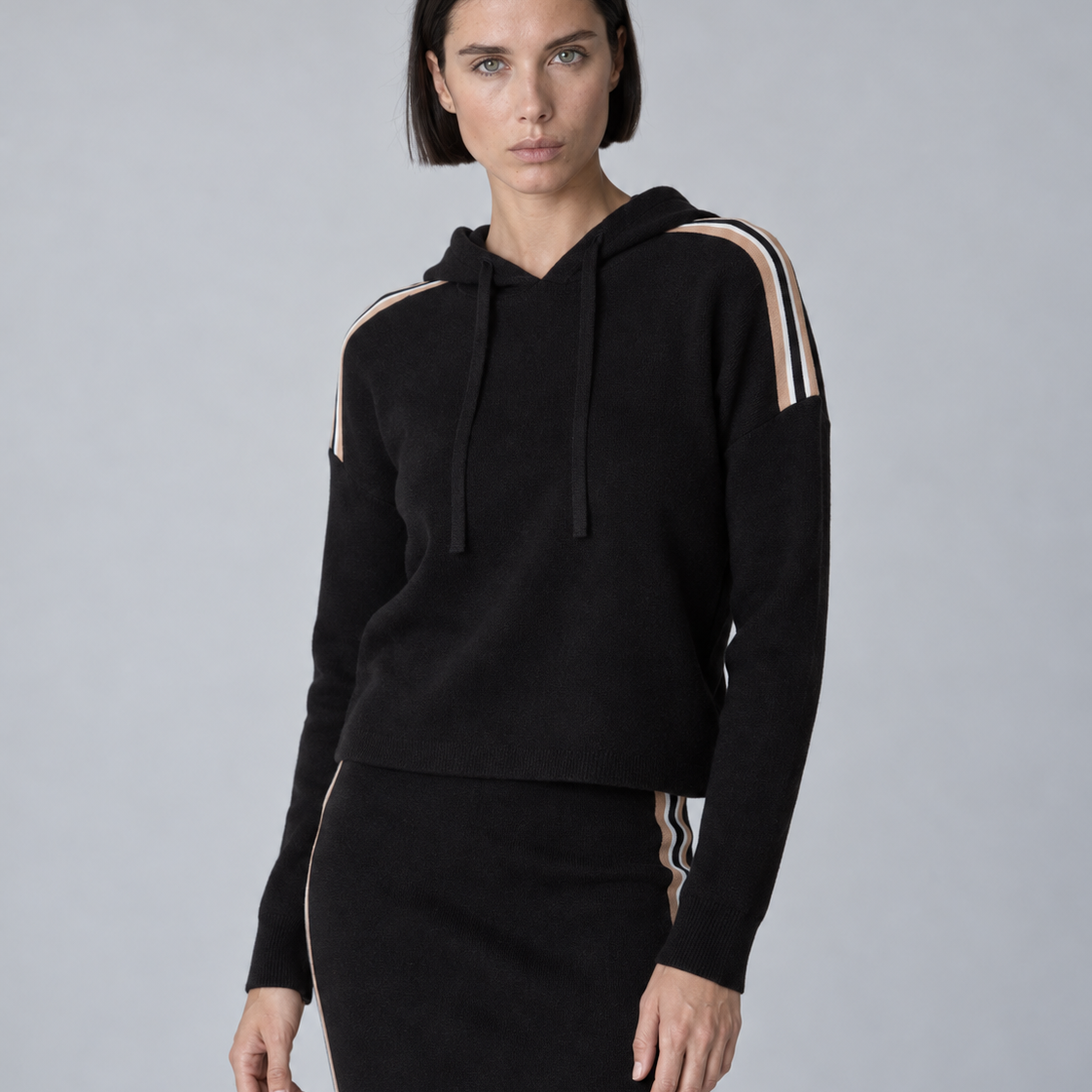 SOFT KNIT ATHLETIC HOODIE