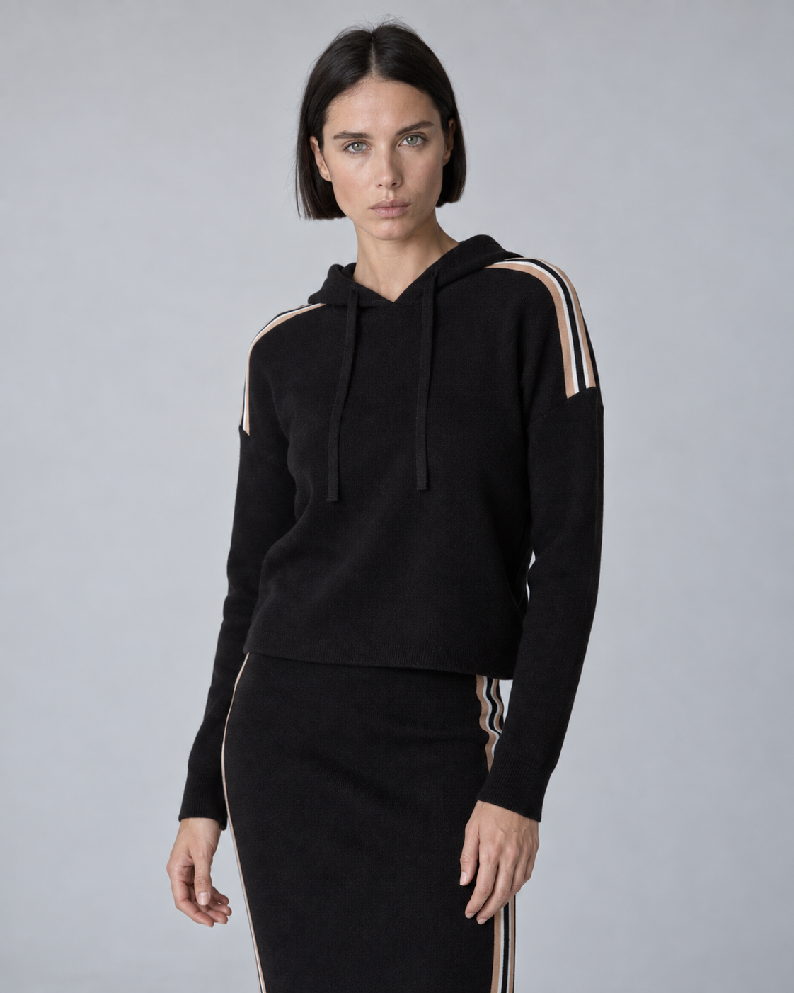 SOFT KNIT ATHLETIC HOODIE