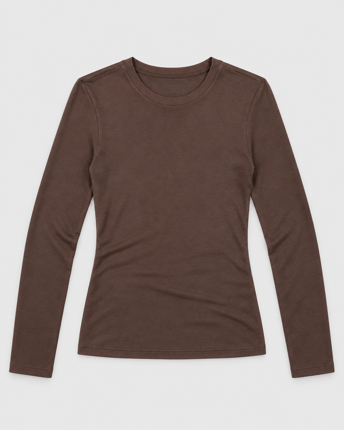 SOFT RELAXED ROUND NECK LONG SLEEVE TOP