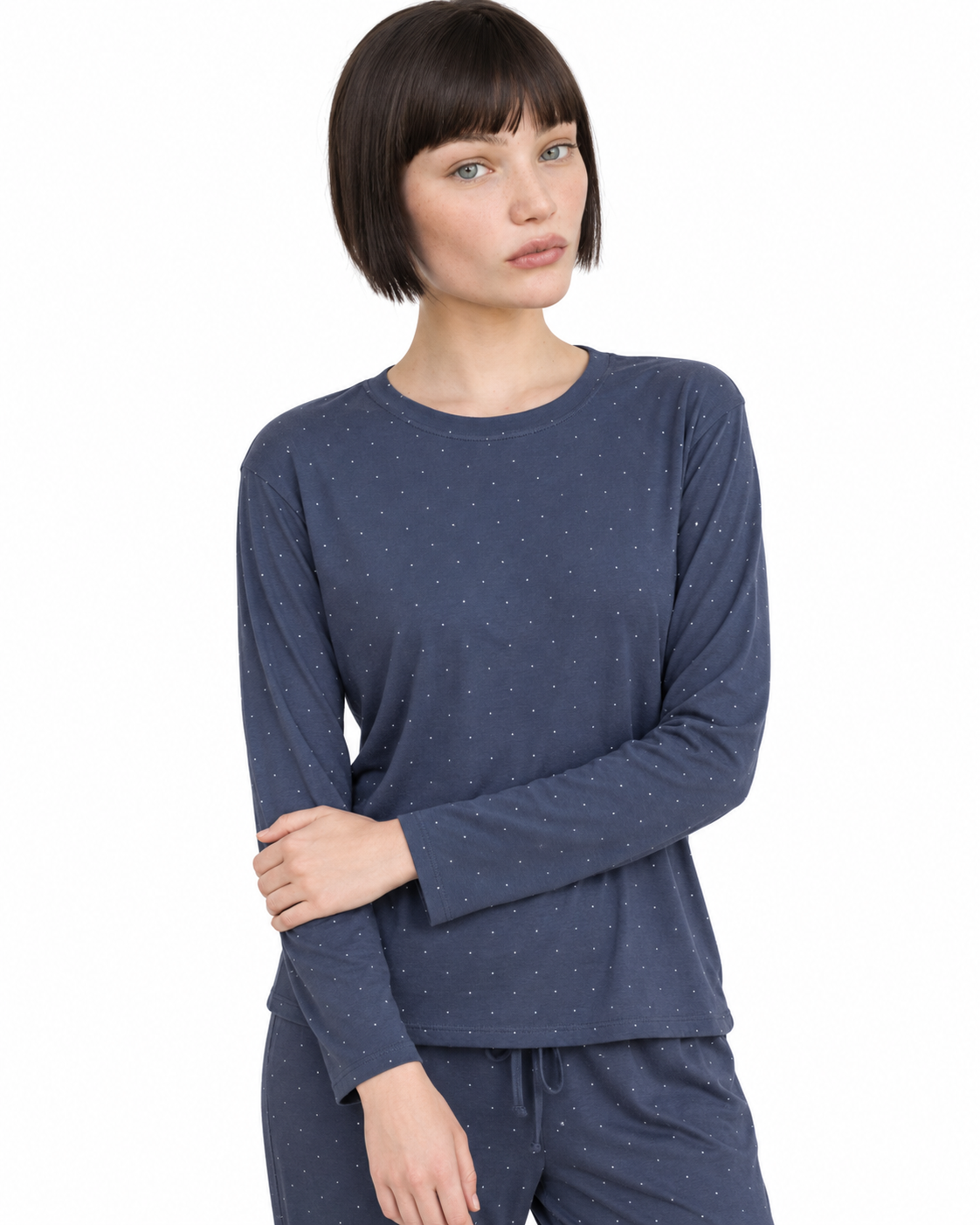 WOMEN’S MODAL COTTON LONG-SLEEVE PAJAMA SET