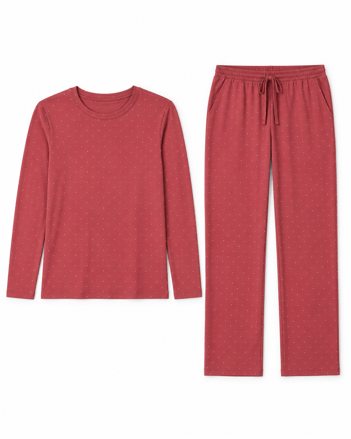 WOMEN’S MODAL COTTON LONG-SLEEVE PAJAMA SET