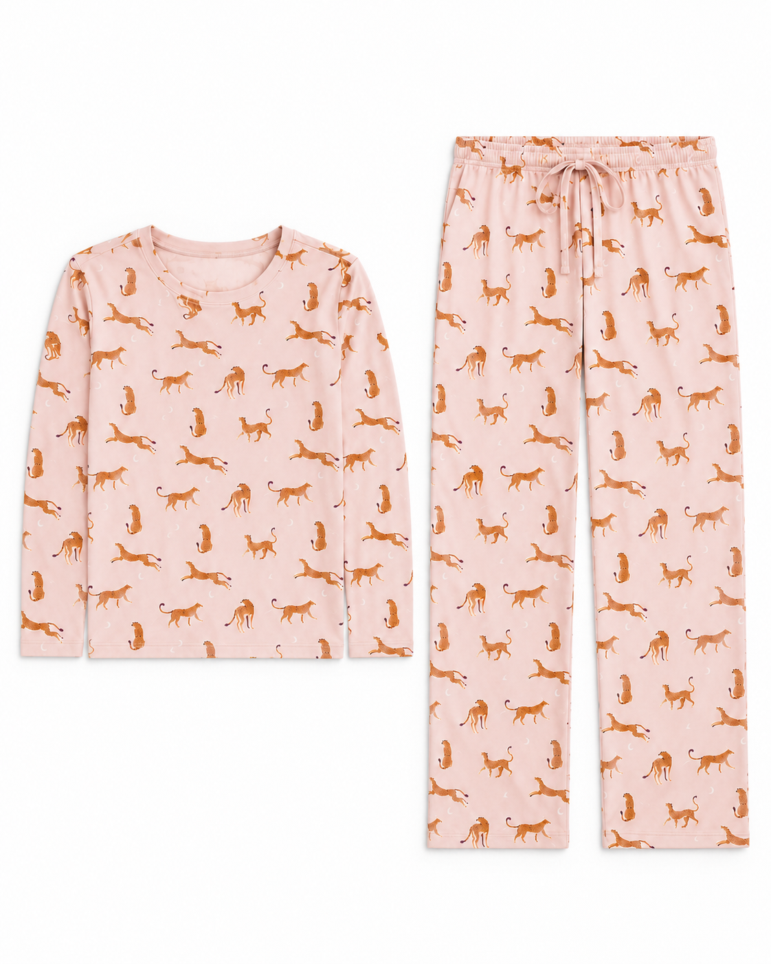 WOMEN’S MODAL COTTON LONG-SLEEVE PAJAMA SET