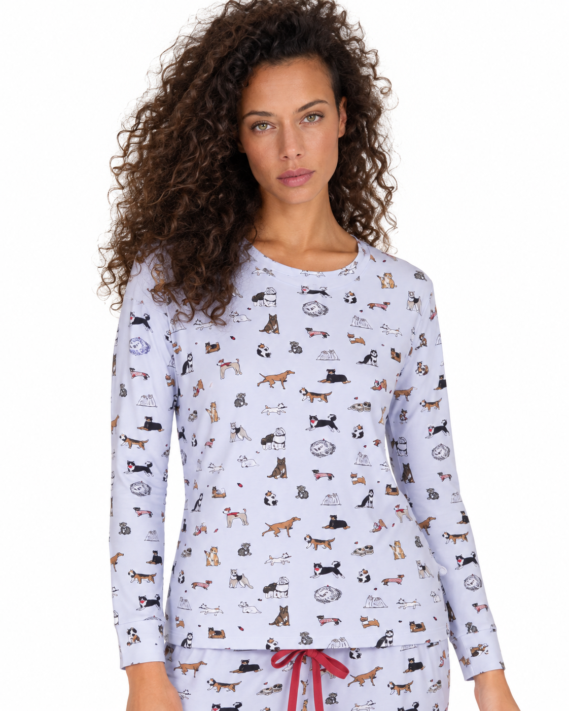 WOMEN’S MODAL COTTON LONG-SLEEVE PAJAMA SET