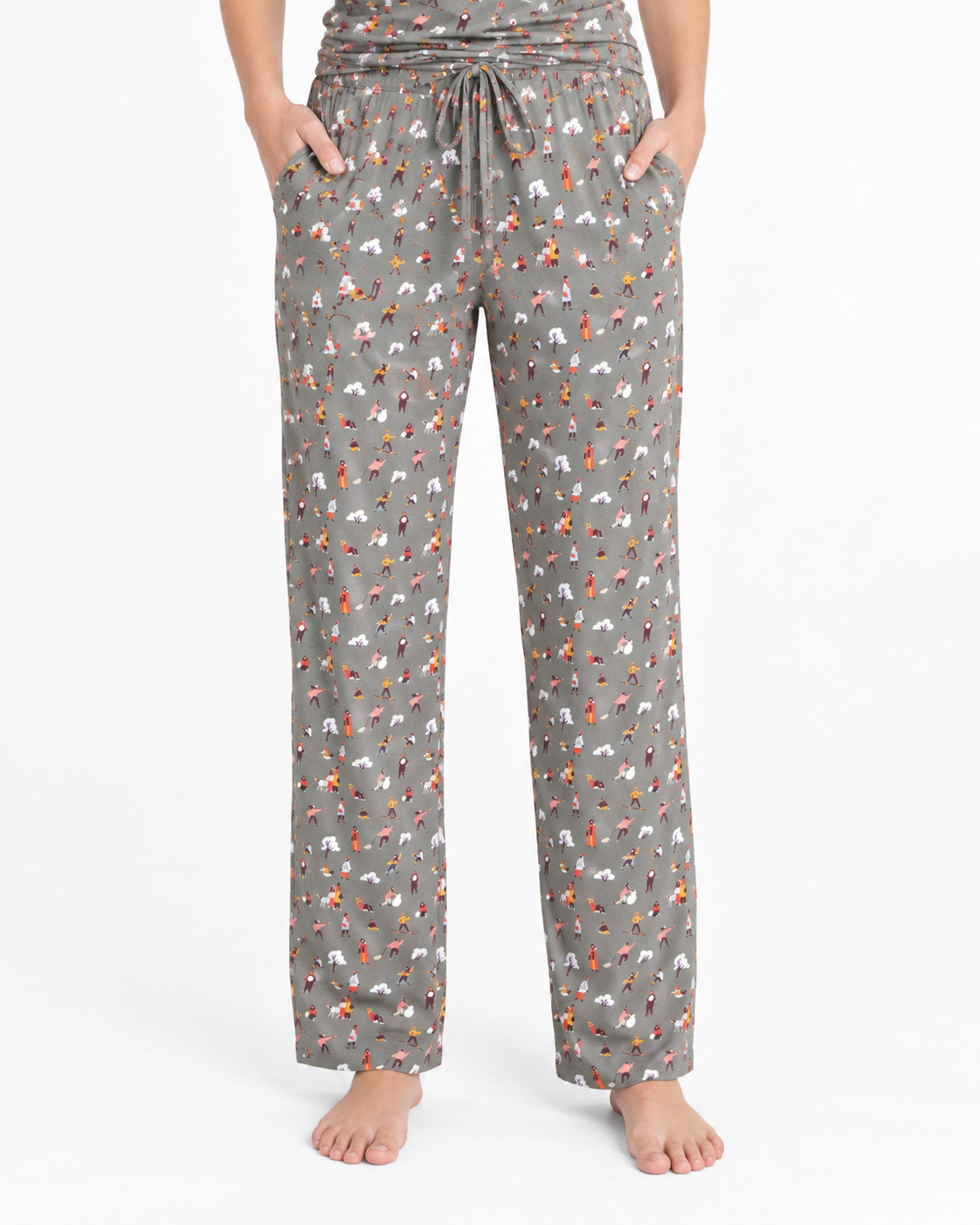 WOMEN’S MODAL COTTON LONG-SLEEVE PAJAMA SET