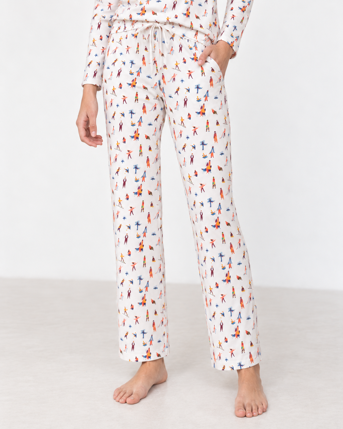 WOMEN’S MODAL COTTON LONG-SLEEVE PAJAMA SET