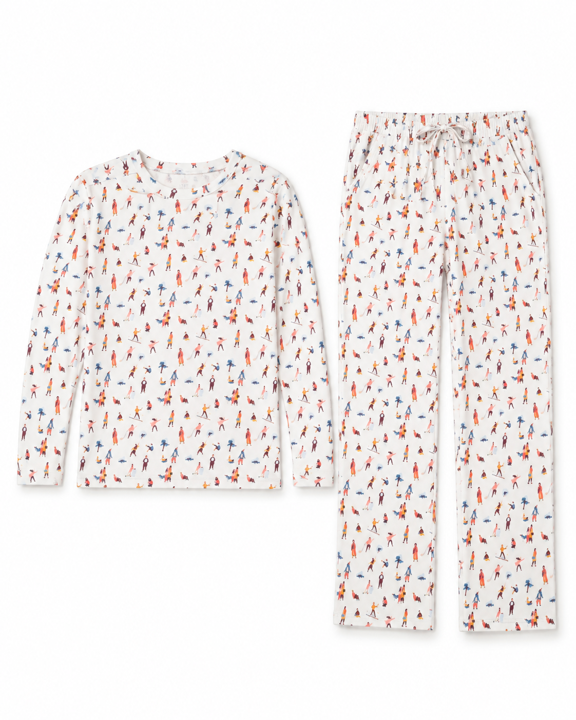 WOMEN’S MODAL COTTON LONG-SLEEVE PAJAMA SET