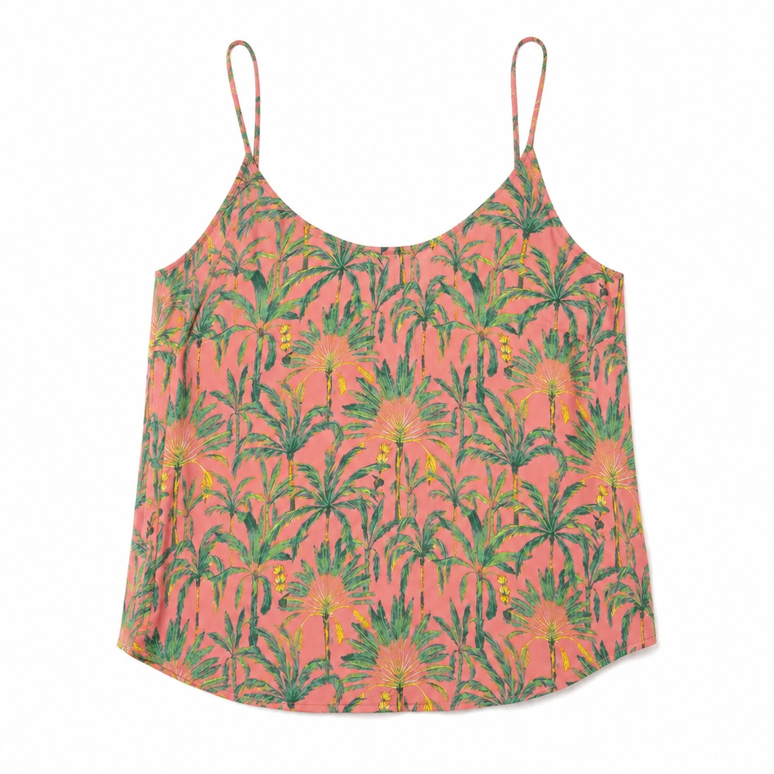 Silk Like Viscose Front Lined Cami