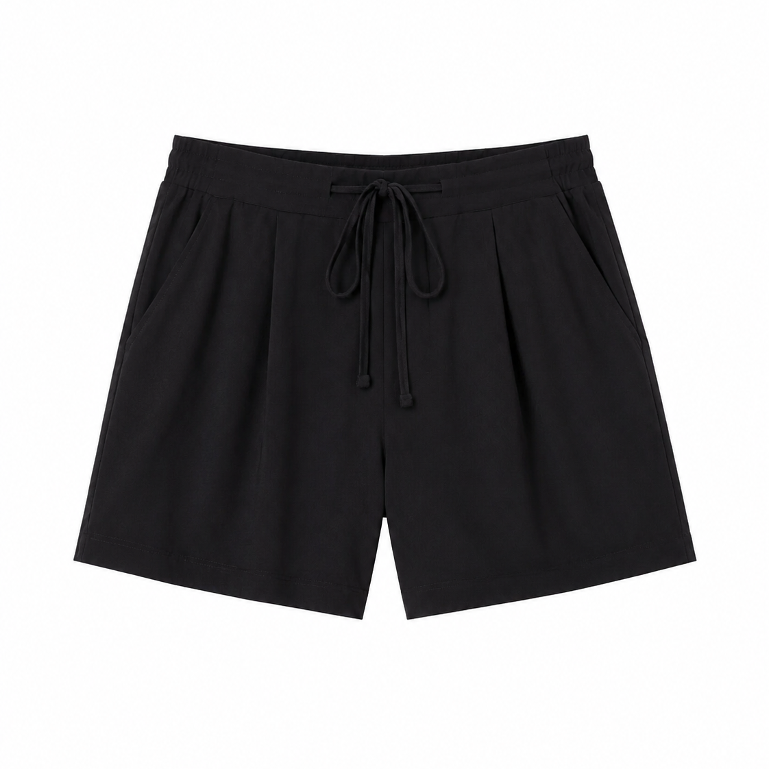 4-Way Stretch Pleated Shorts