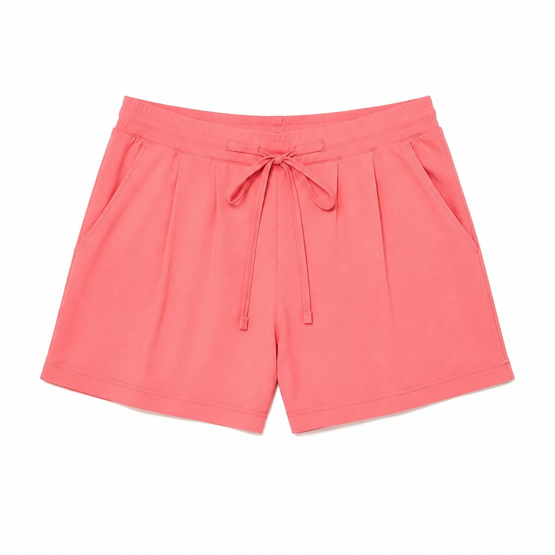 4-Way Stretch Pleated Shorts