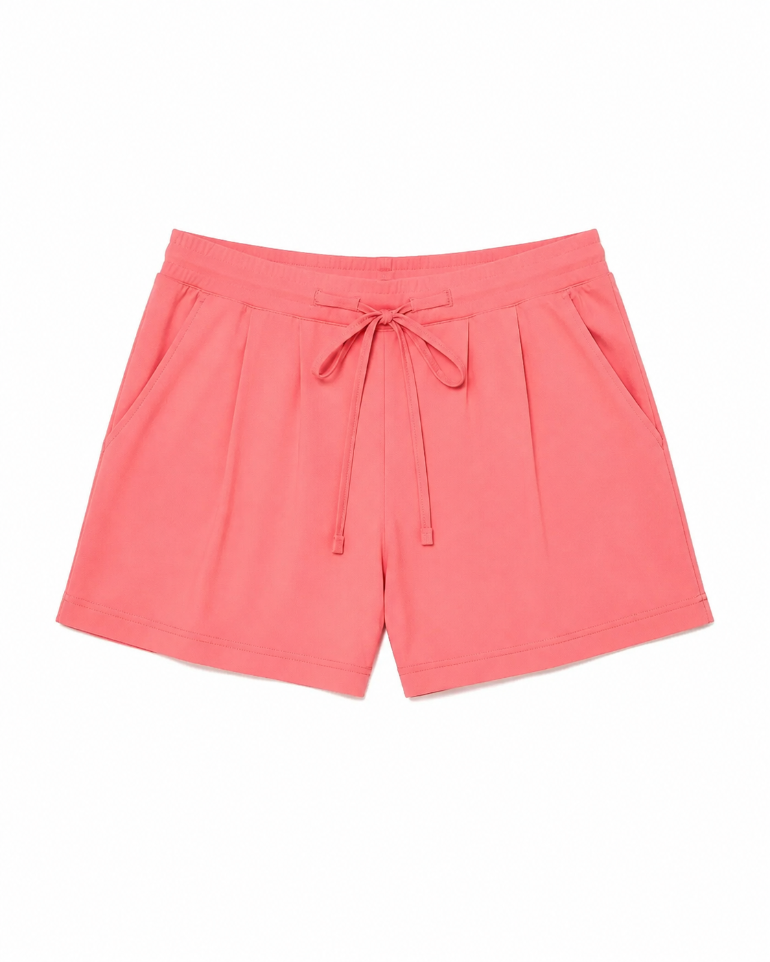 4-Way Stretch Pleated Shorts