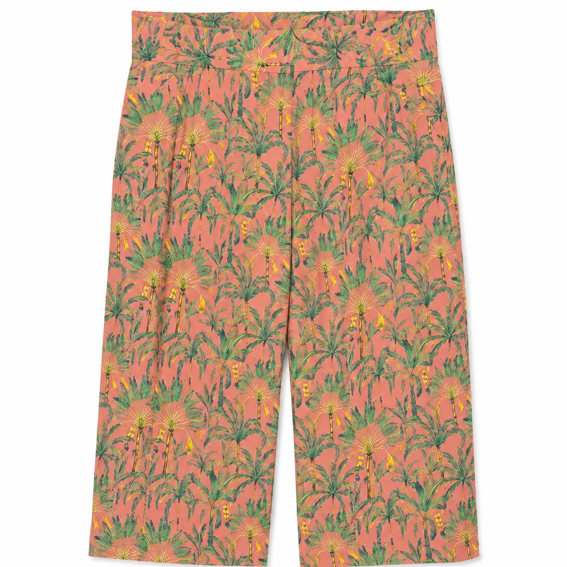 Silk Like Viscose Wide Leg Culotte