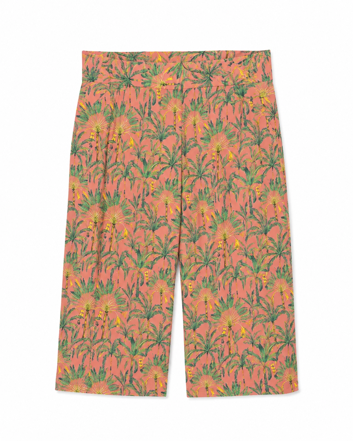 Silk Like Viscose Wide Leg Culotte