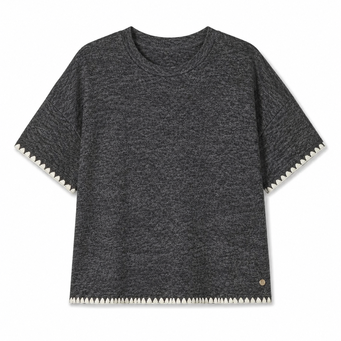 Brushed Blanket Stitch Lounge Tee