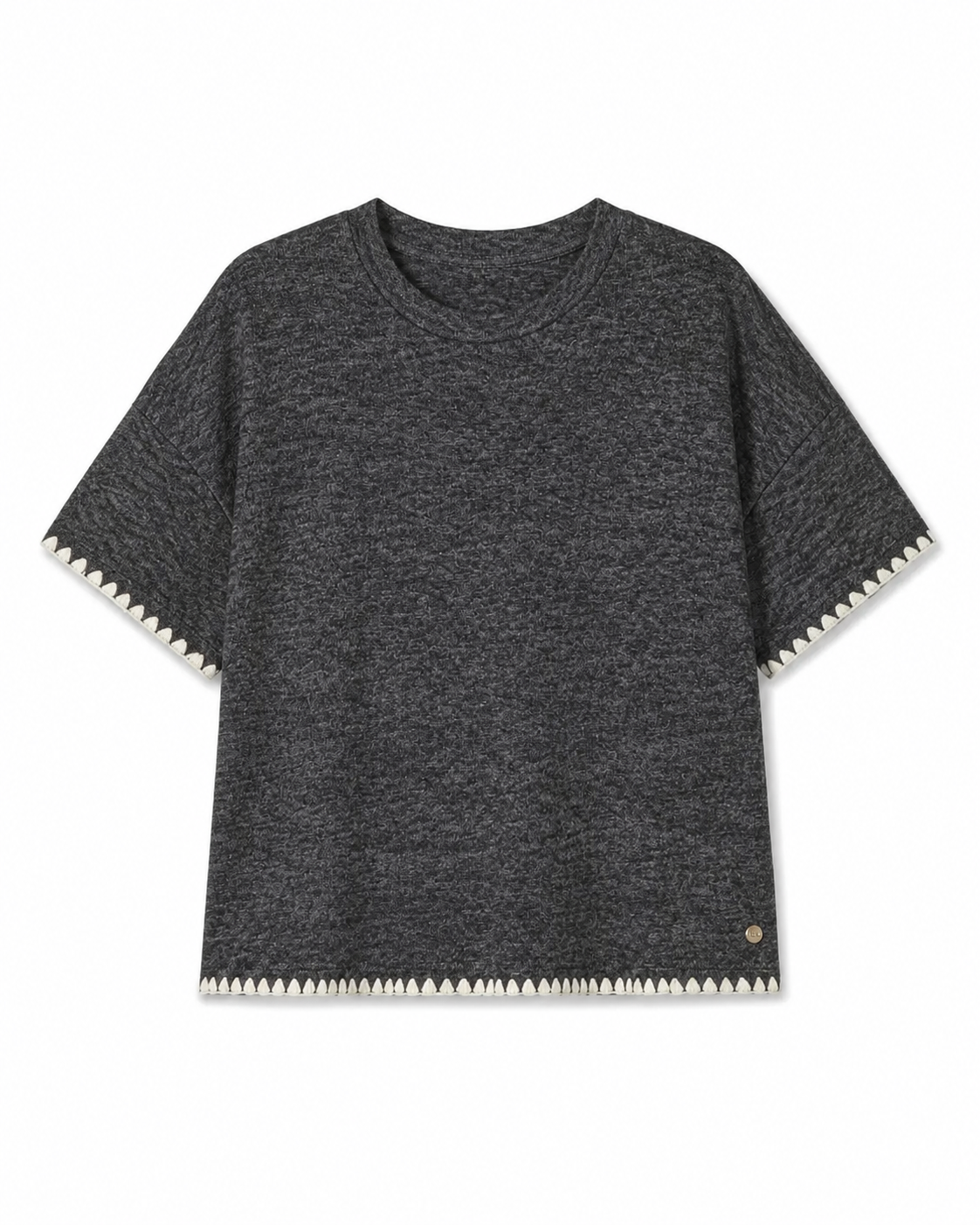 Brushed Blanket Stitch Lounge Tee