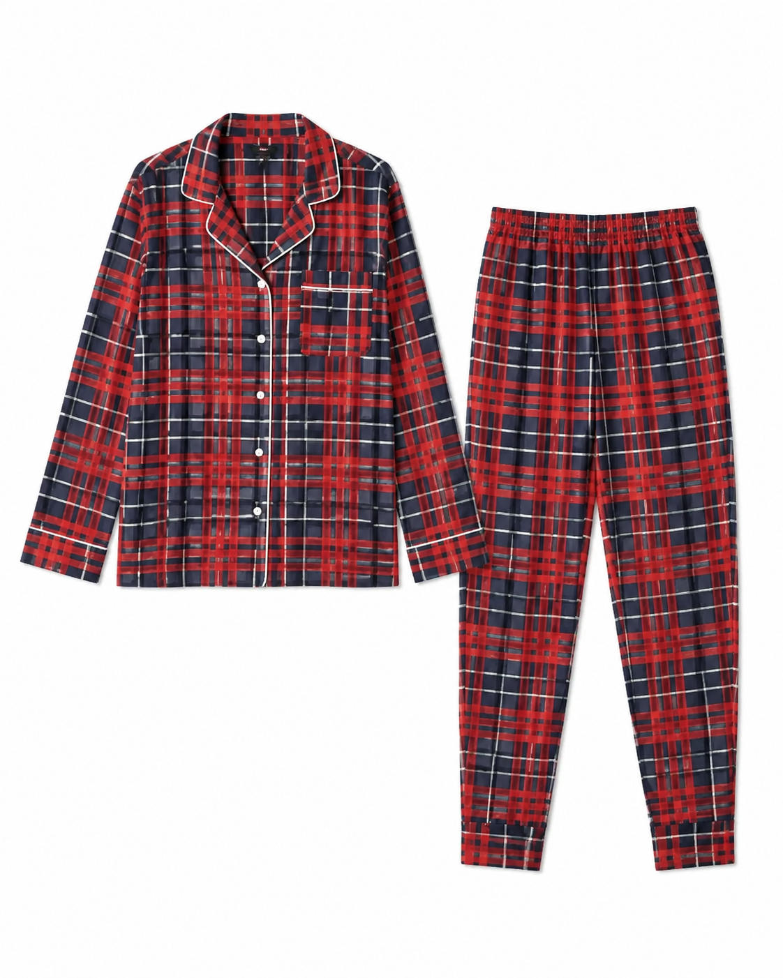Notch Collar Top & Jogger Pajama Gift Set