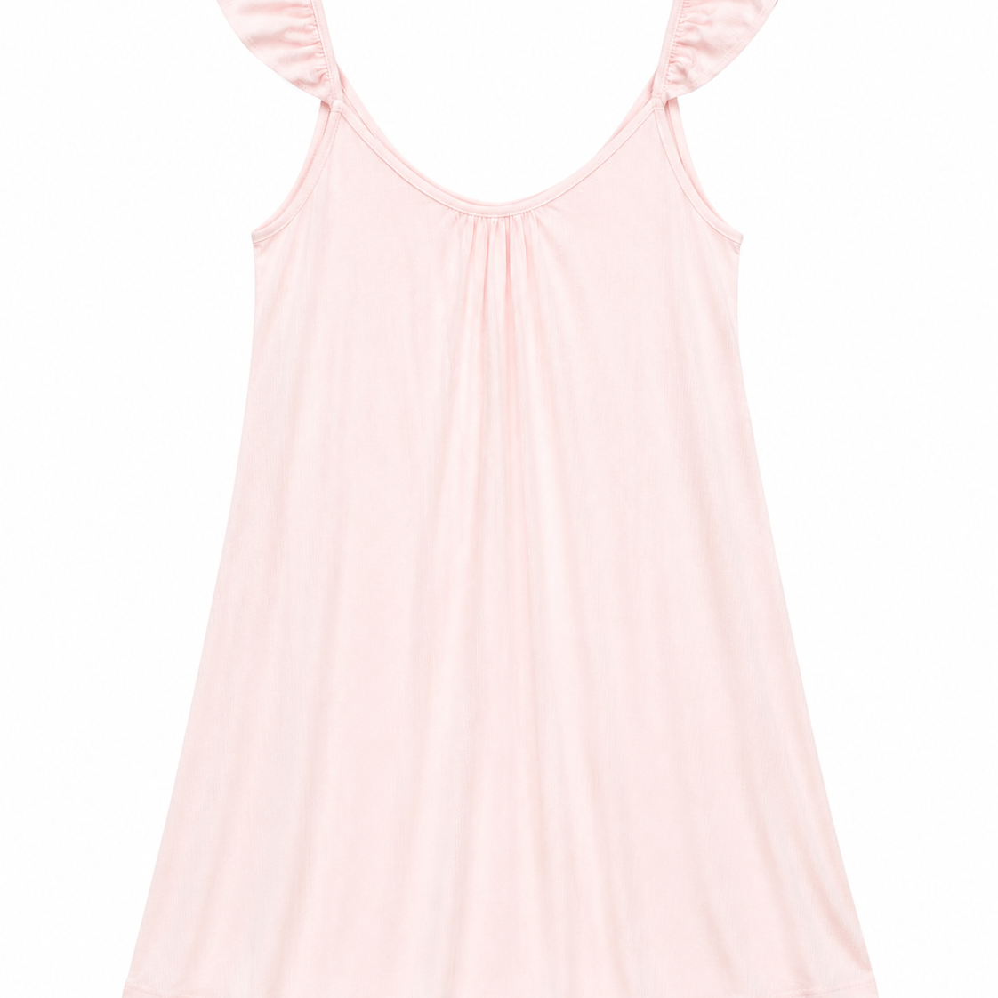 Ruffled Sleeveless Gathered Dress
