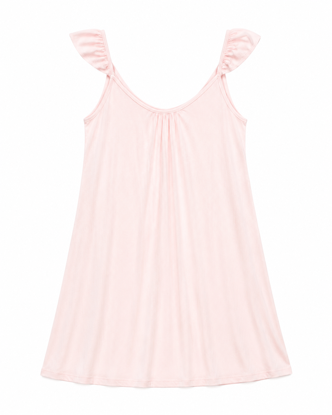 Ruffled Sleeveless Gathered Dress