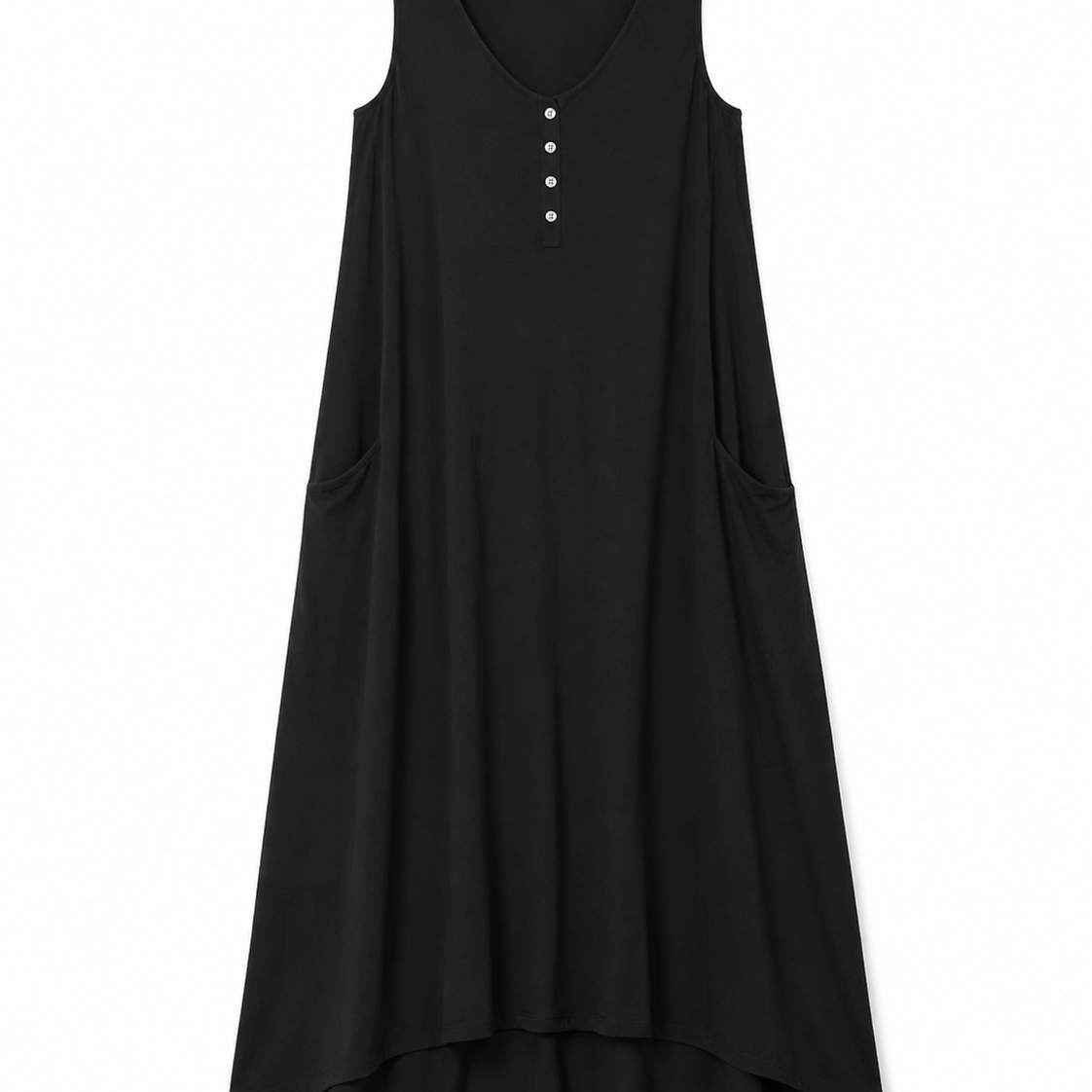 4-Way Stretch  High Low Dress