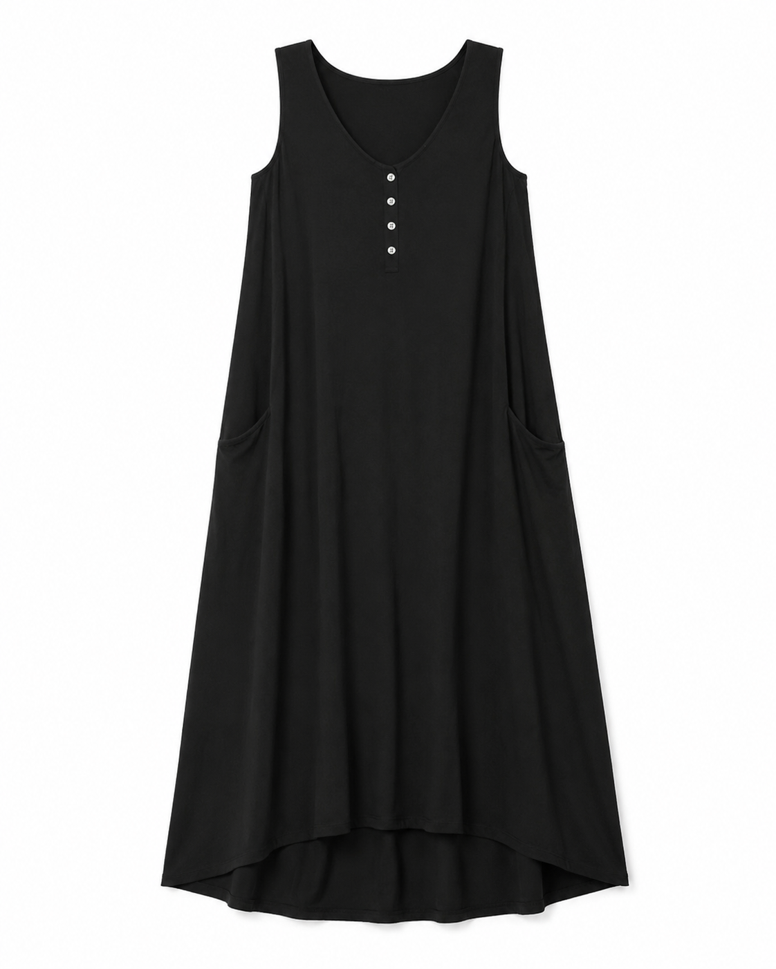 4-Way Stretch  High Low Dress