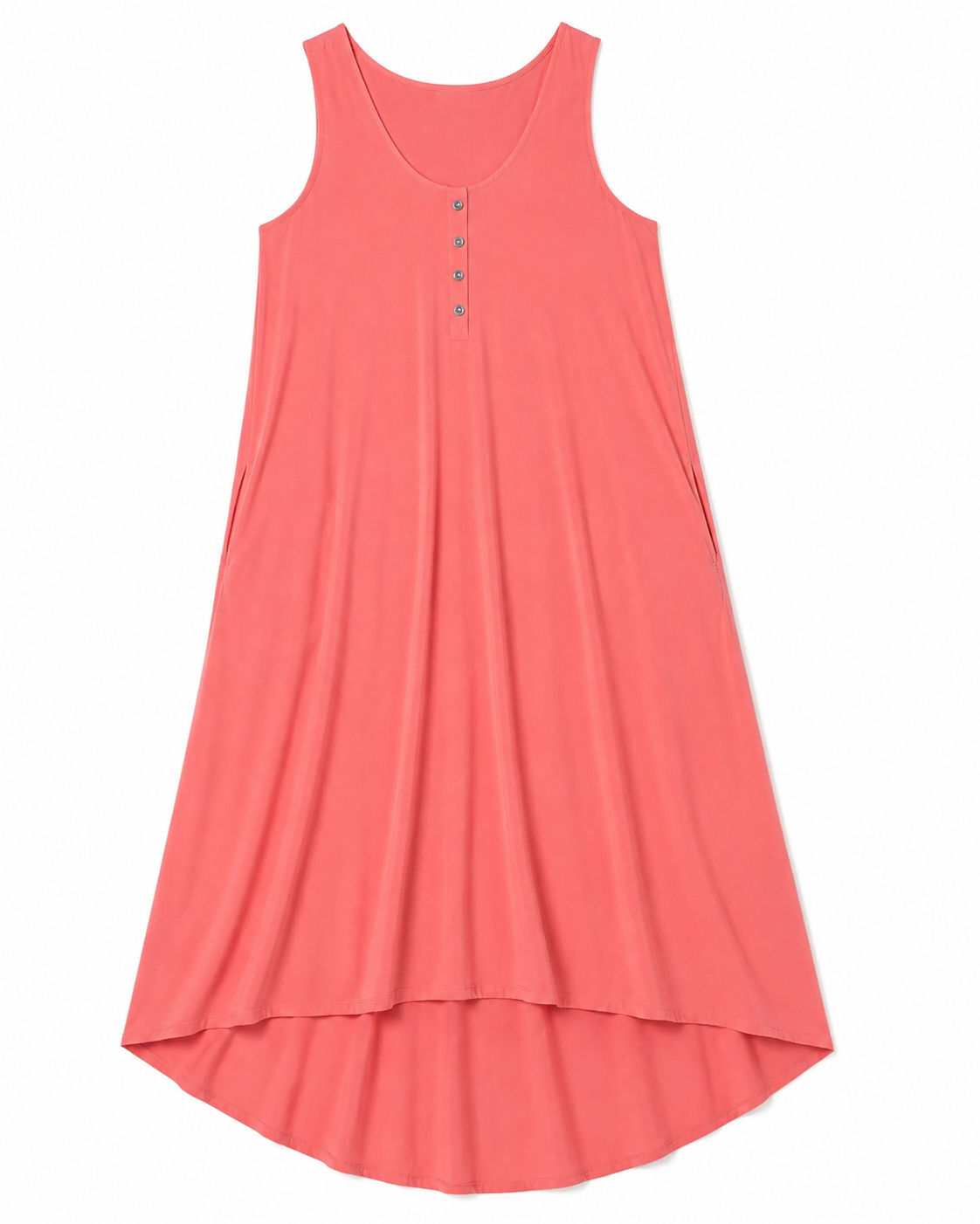 4-Way Stretch  High Low Dress