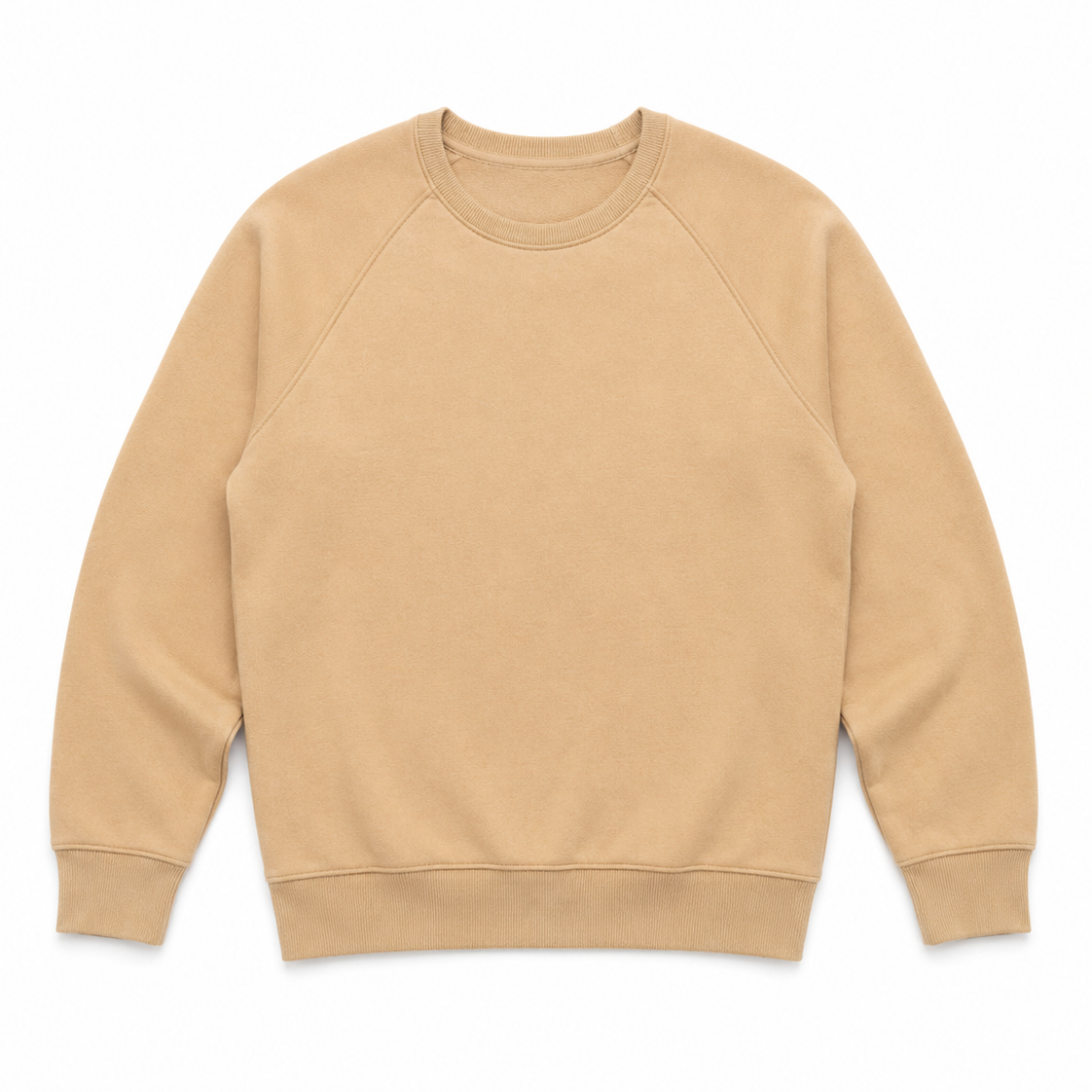Fleece Tie Crew Sweater