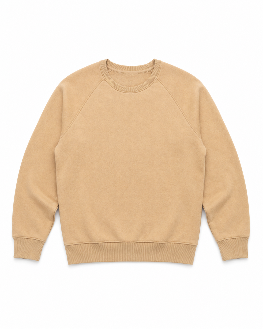 Fleece Tie Crew Sweater