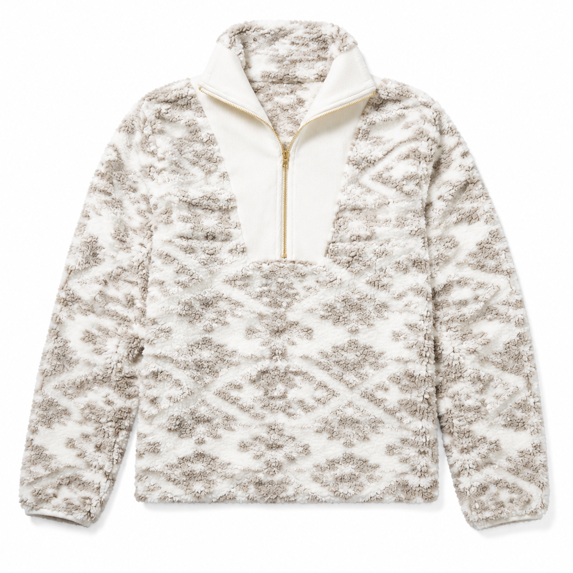 Nordic Sherpa Mock Neck Sweater