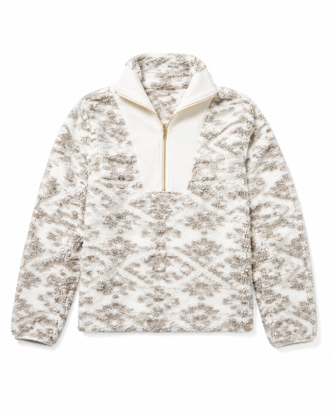 Nordic Sherpa Mock Neck Sweater