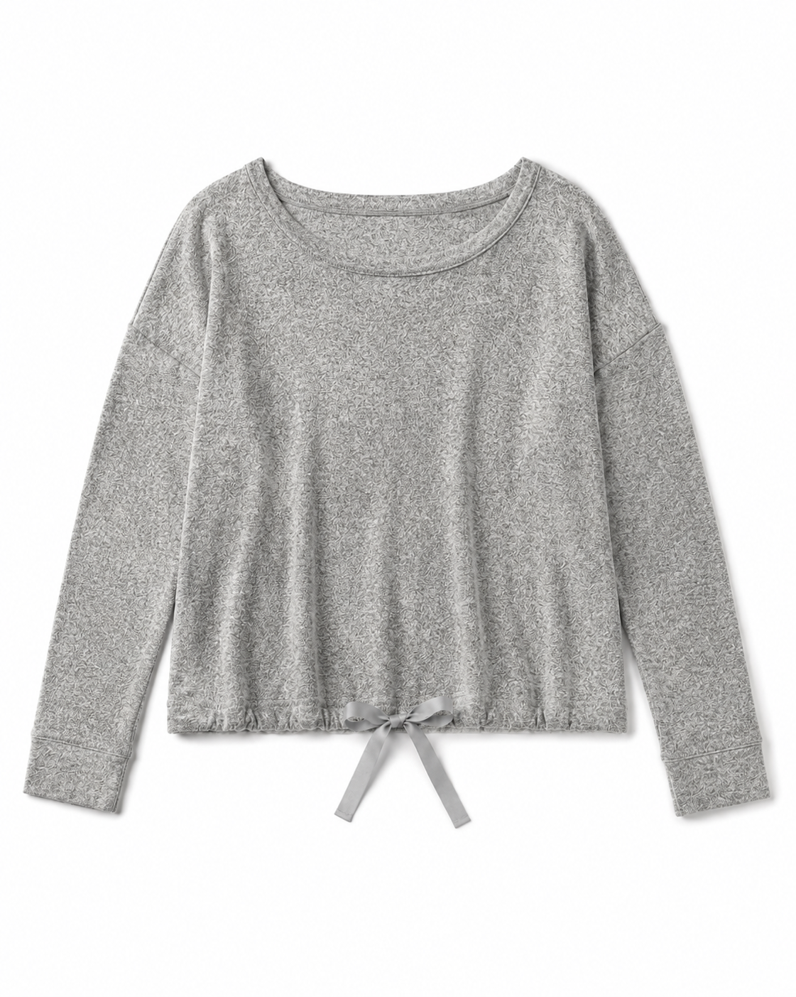 Marled Knit Hacci Sweatshirt