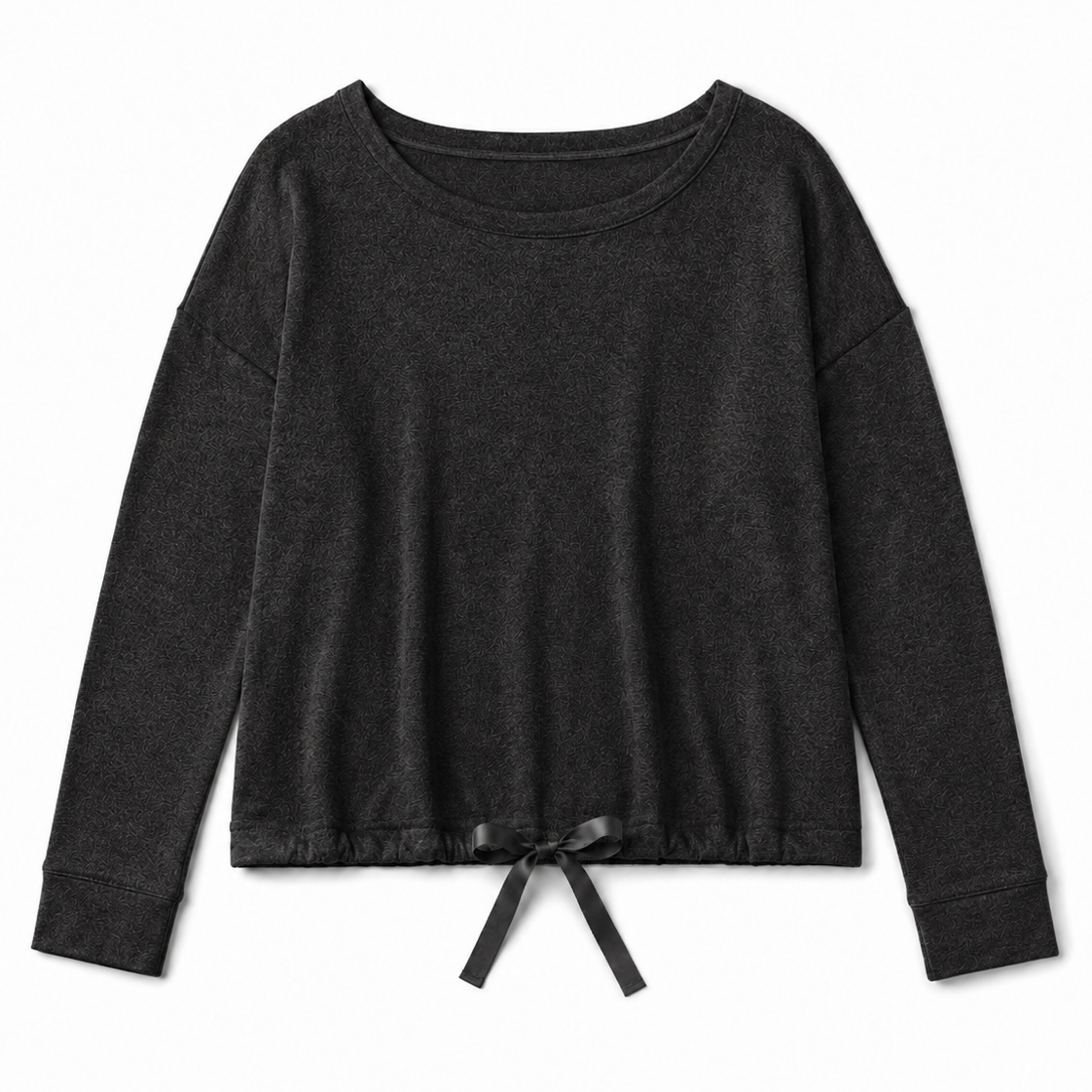 Marled Knit Hacci Sweatshirt