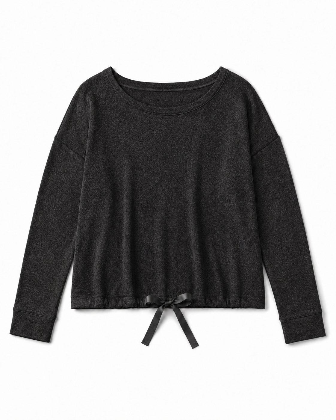 Marled Knit Hacci Sweatshirt