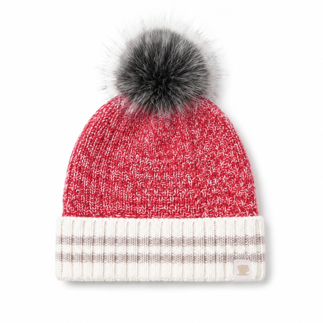 Canadiana Knit Hat - Deep Red